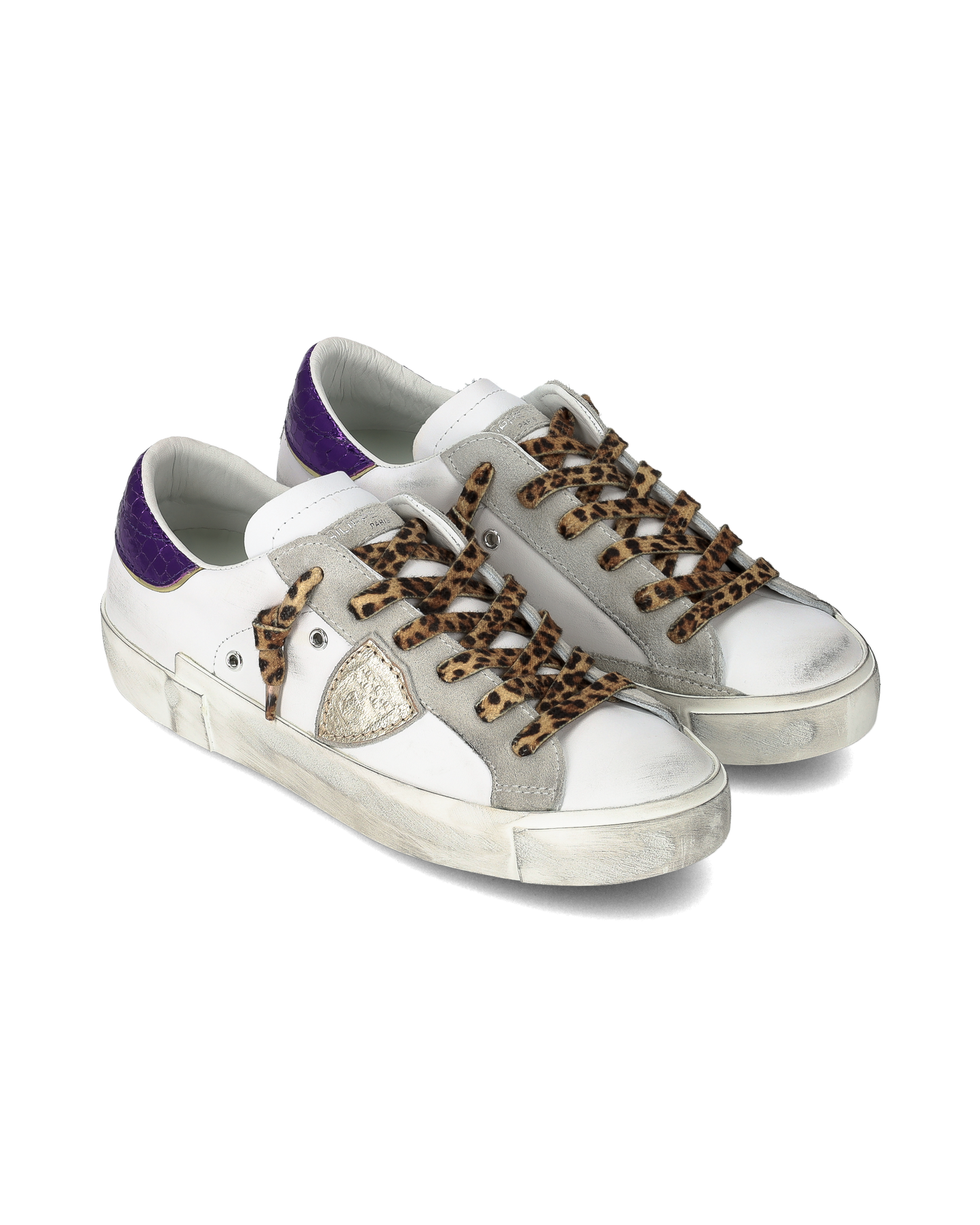 Sneaker Prsx Donna, Bianco e Violetto