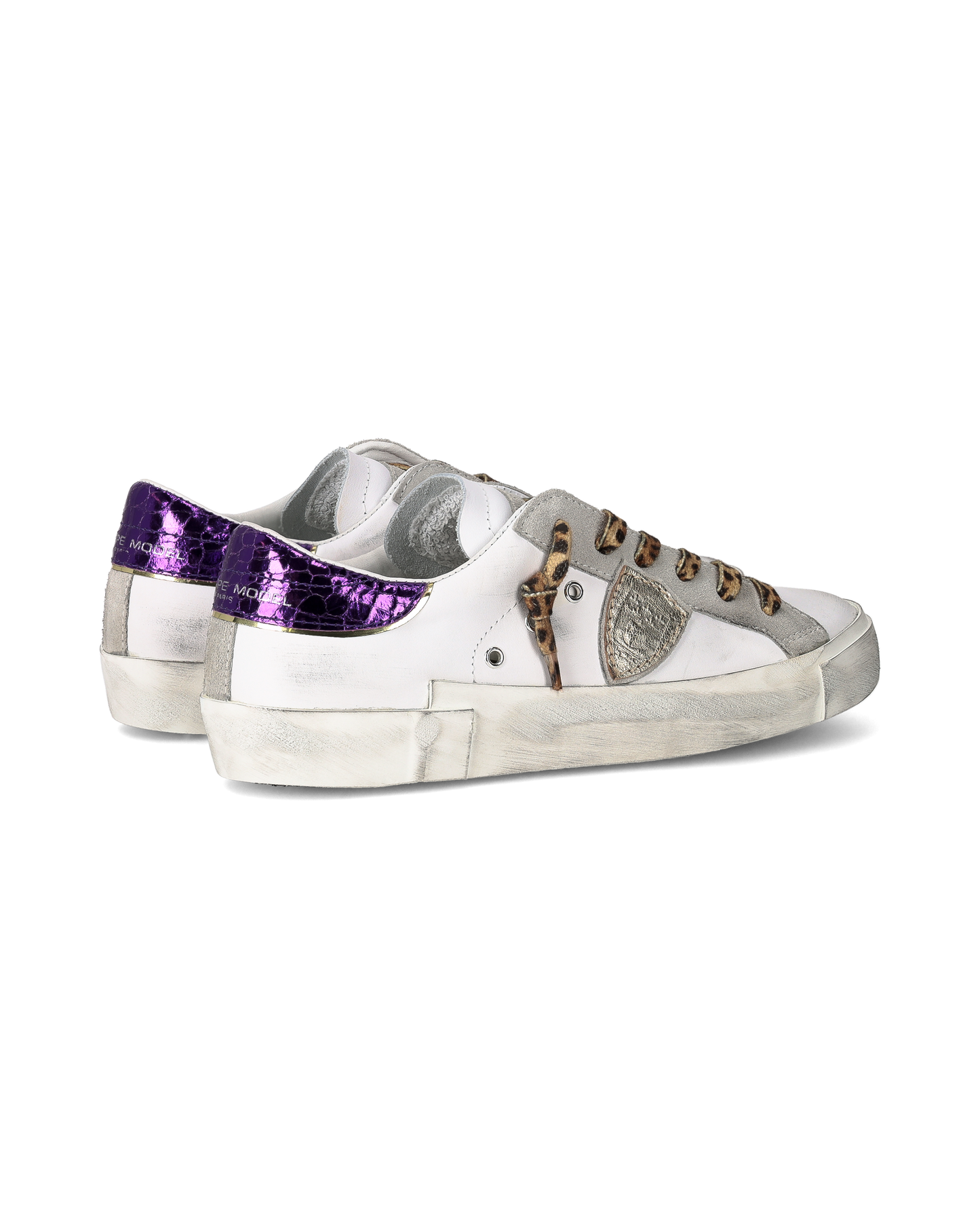 Sneaker Prsx Donna, Bianco e Violetto