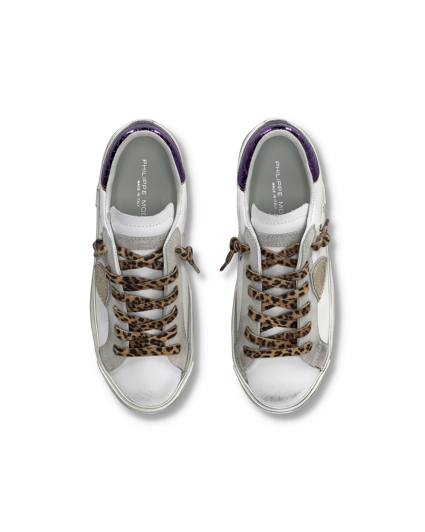 Sneaker Prsx Donna, Bianco e Violetto