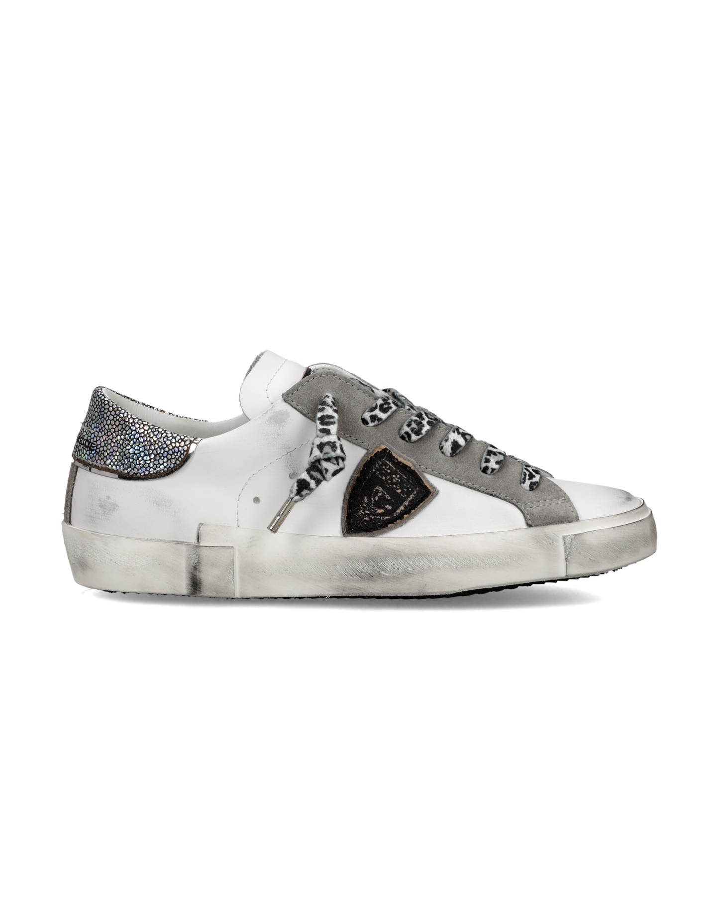 Sneakers Prsx Donna, Bianco Grigio Nero