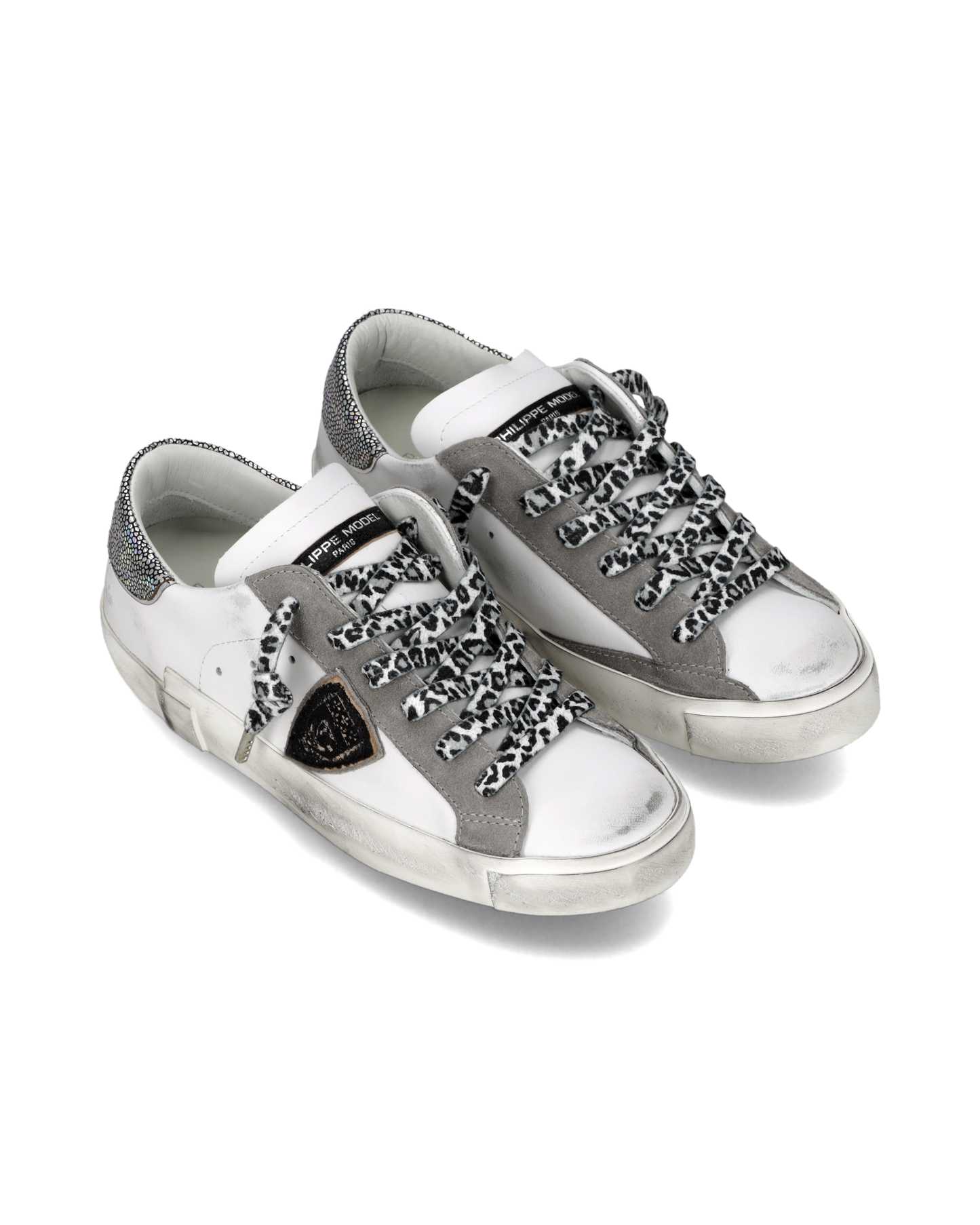 Sneakers Prsx Donna, Bianco Grigio Nero