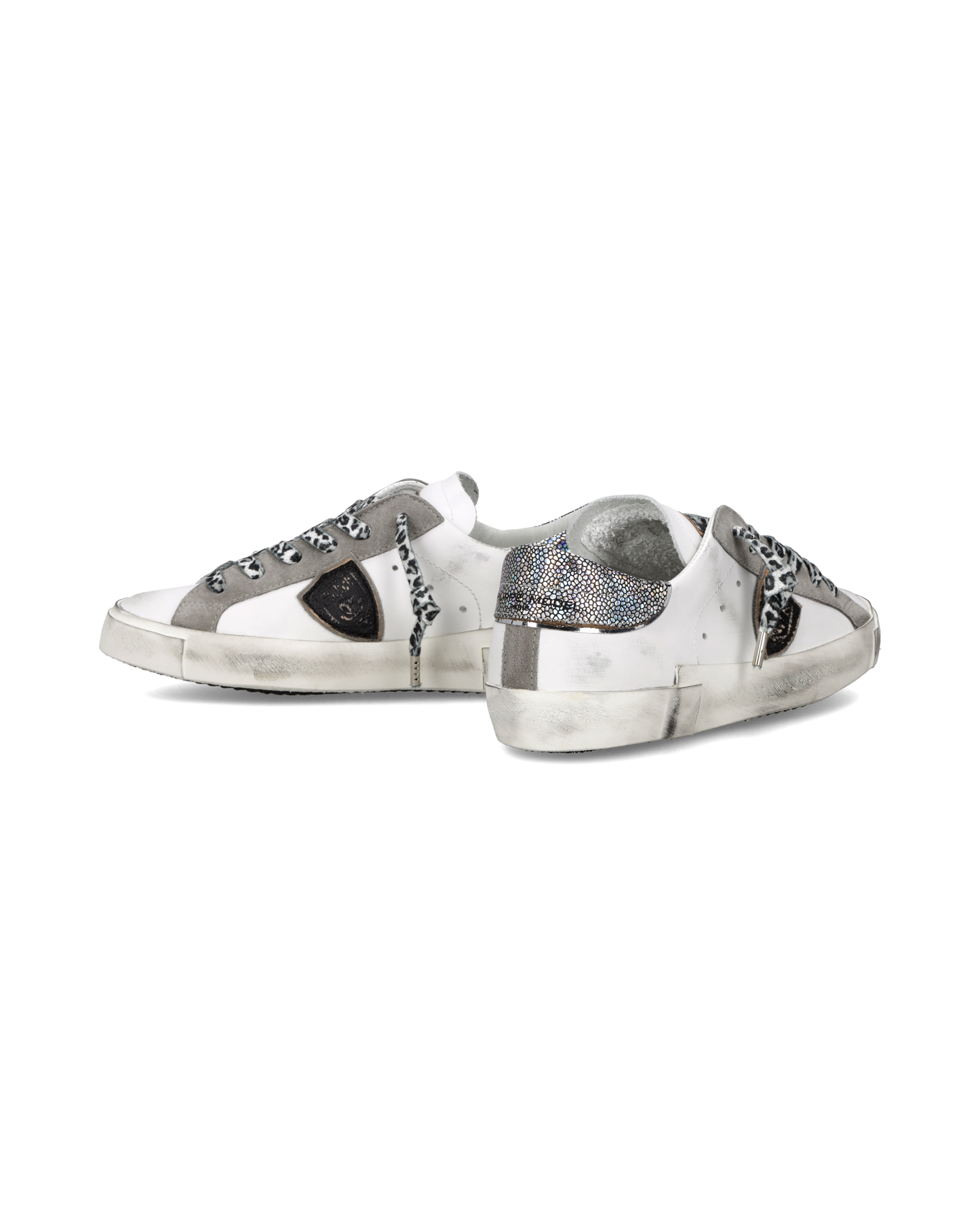 Sneakers Prsx Donna, Bianco Grigio Nero