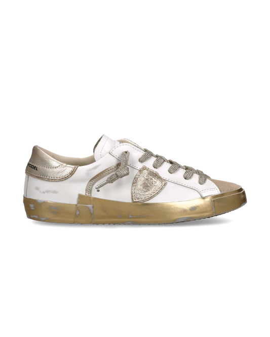 Sneakers Prsx Women, White Gold