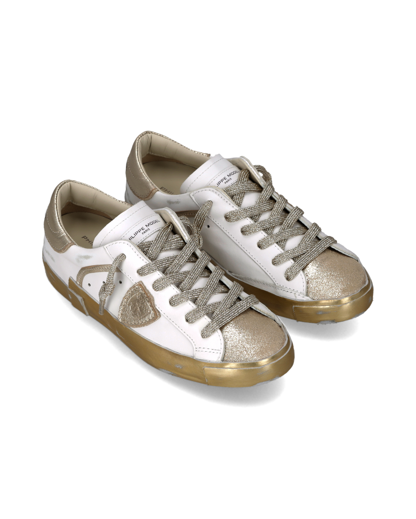 Sneakers Prsx Women, White Gold
