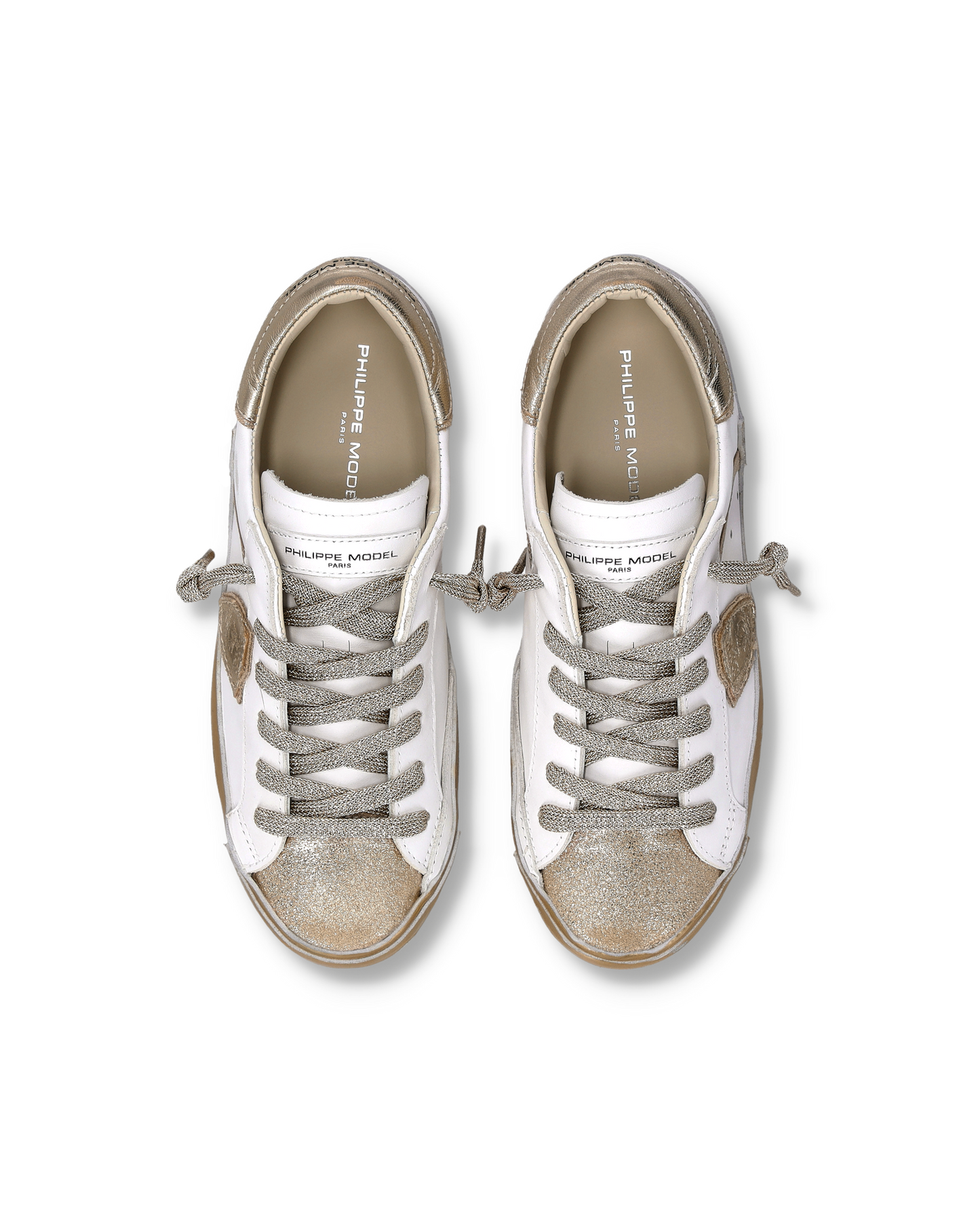 Sneakers Prsx Women, White Gold
