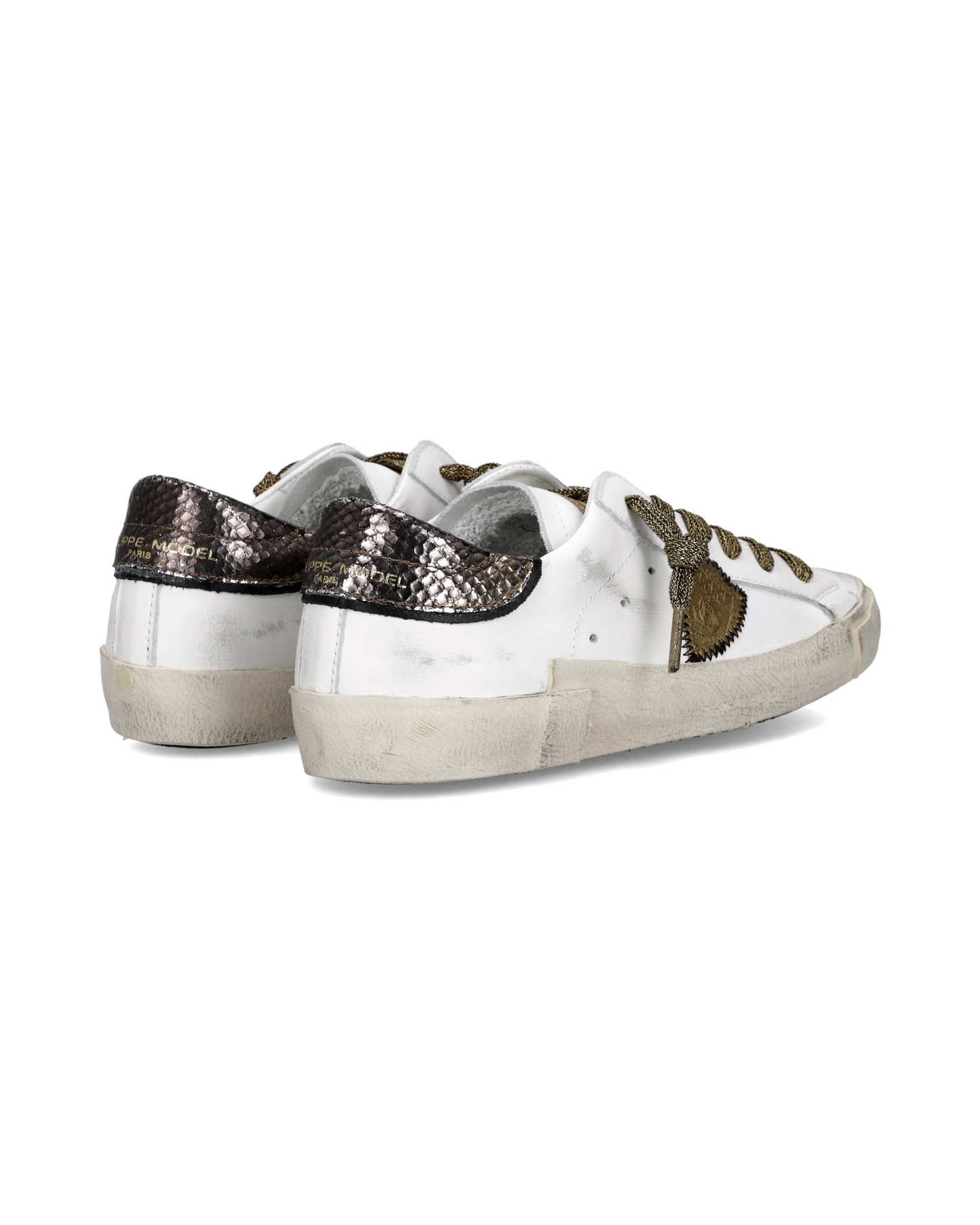 Sneakers Prsx Donna, Bianco Bronzo