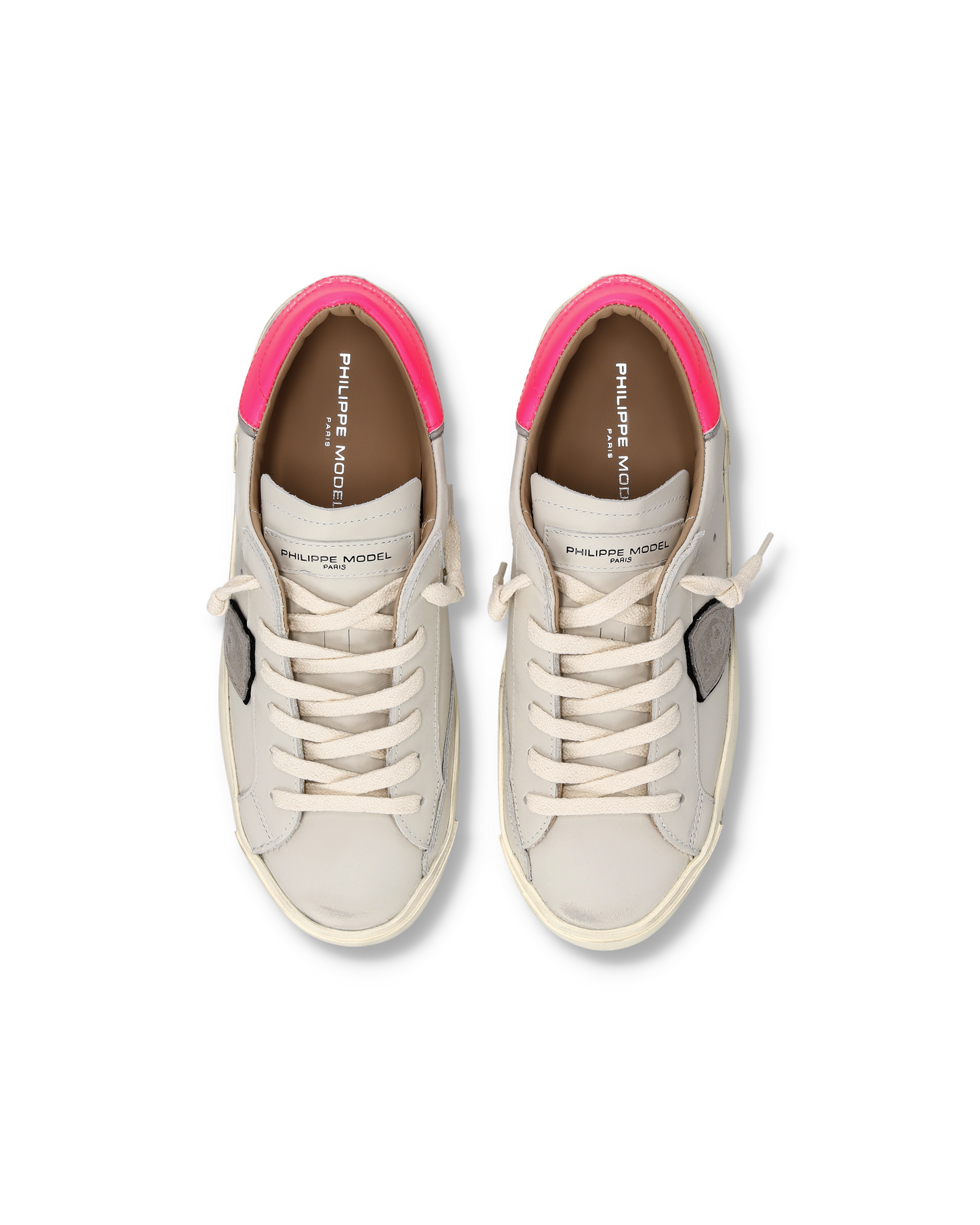 Sneakers Prsx Women, White Cream Neon Pink