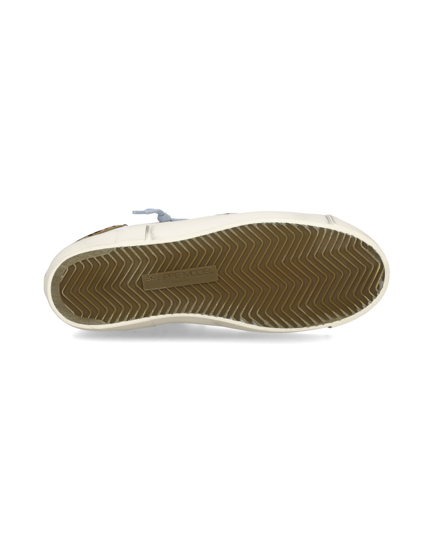 Baskets Prsx Femme, Blanc et Or