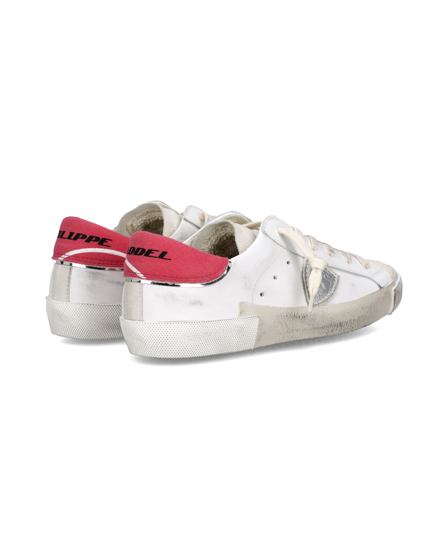 Sneakers Prsx Donna, Bianco Fucsia Metallizzato