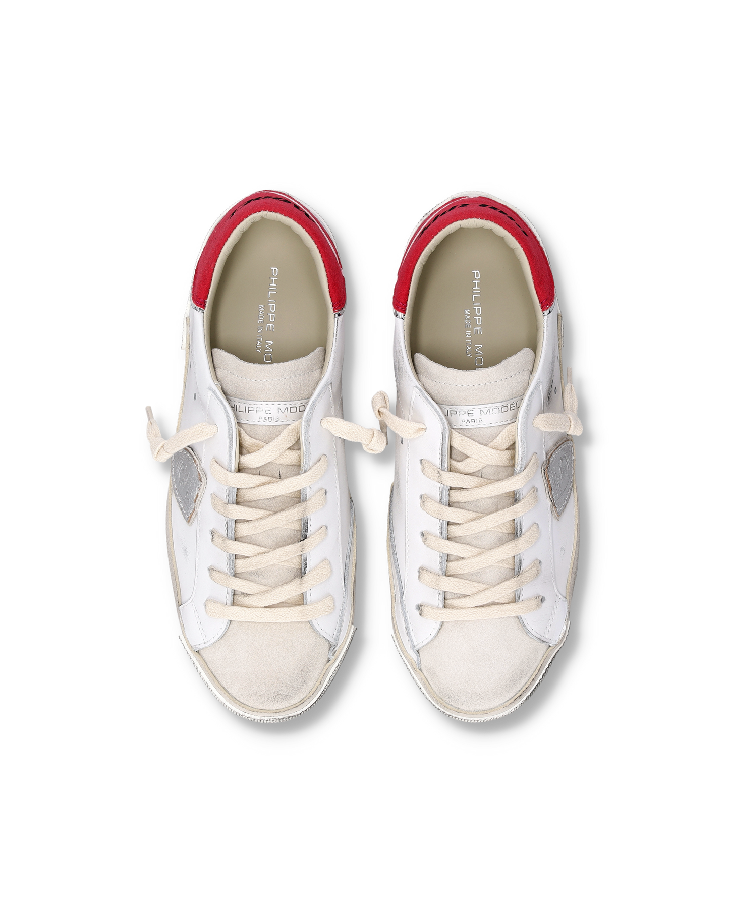 Sneakers Prsx Donna, Bianco Fucsia Metallizzato