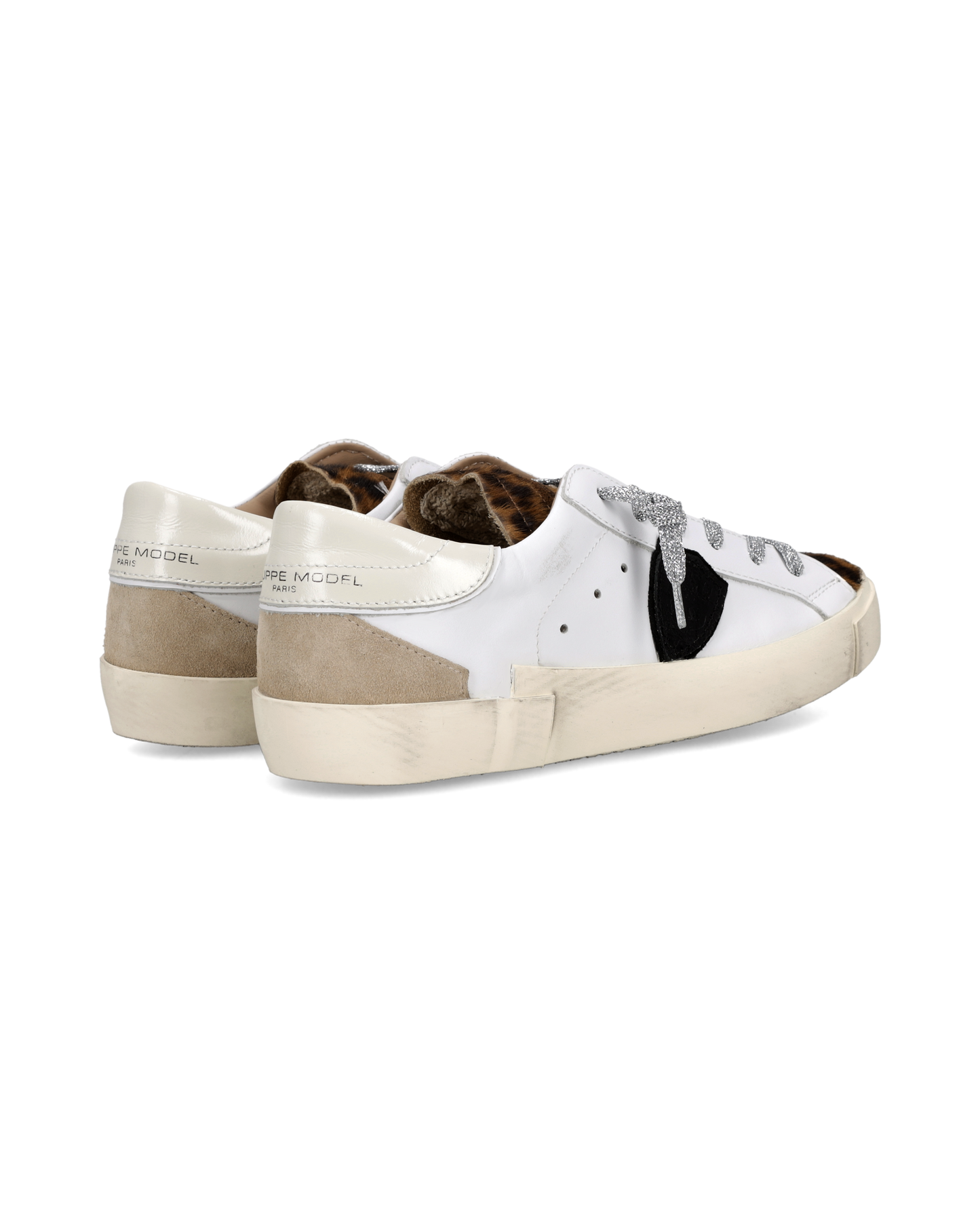 Zapatillas Prsx Para Mujer, Blanco Marrón