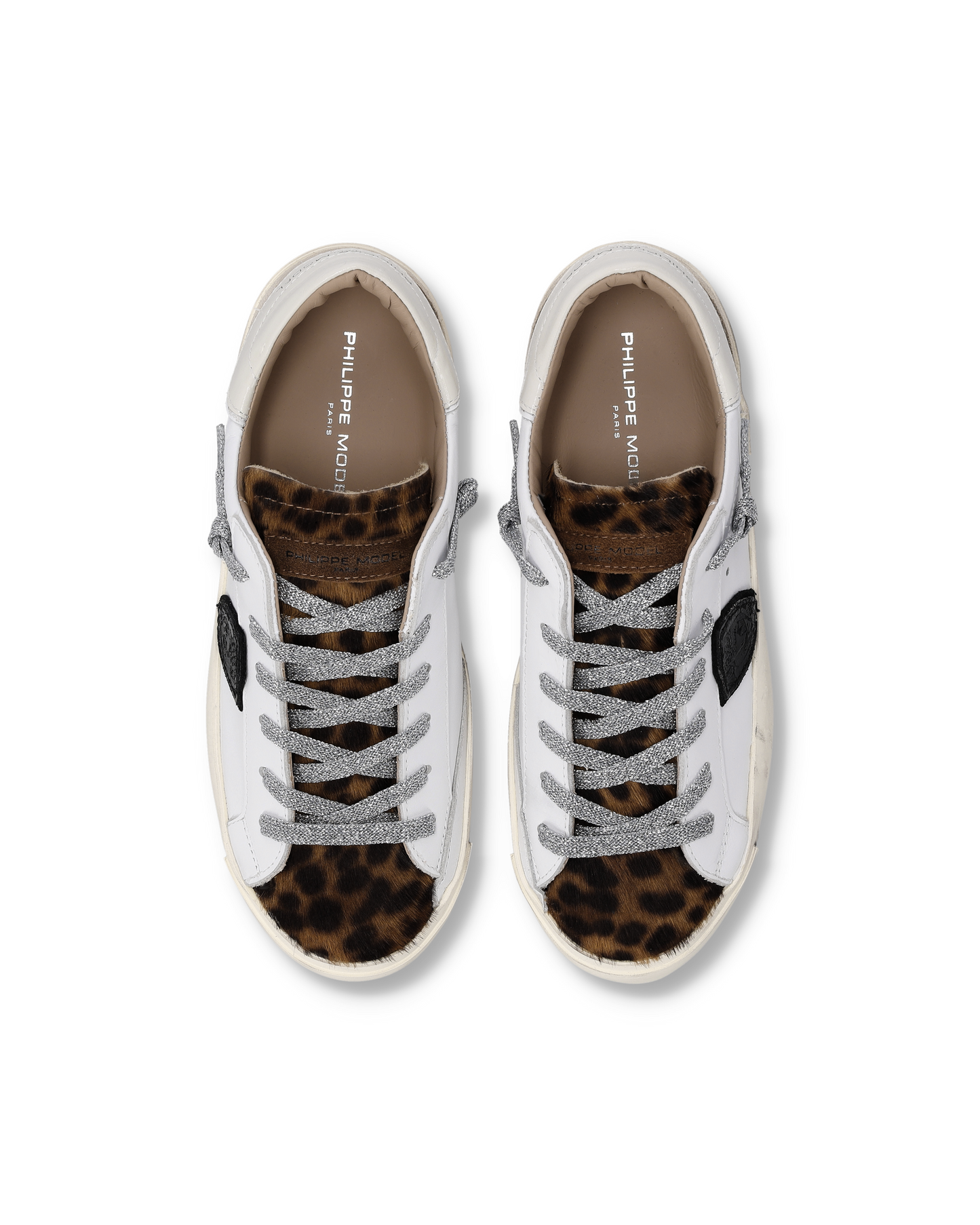 Zapatillas Prsx Para Mujer, Blanco Marrón