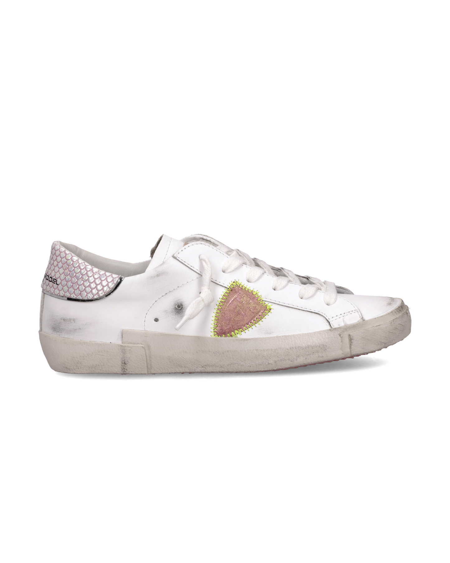 Sneakers Prsx Donna, Bianco Rosa