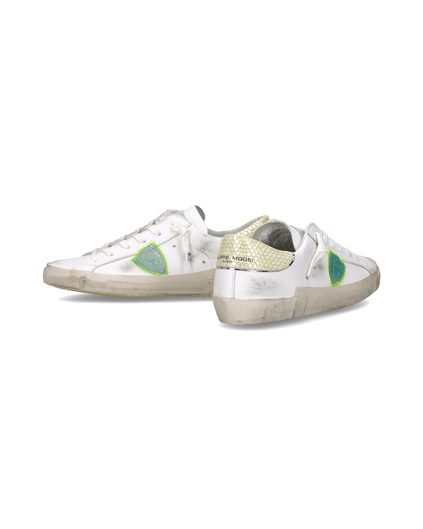 Sneakers Prsx Donna, Bianco Verde