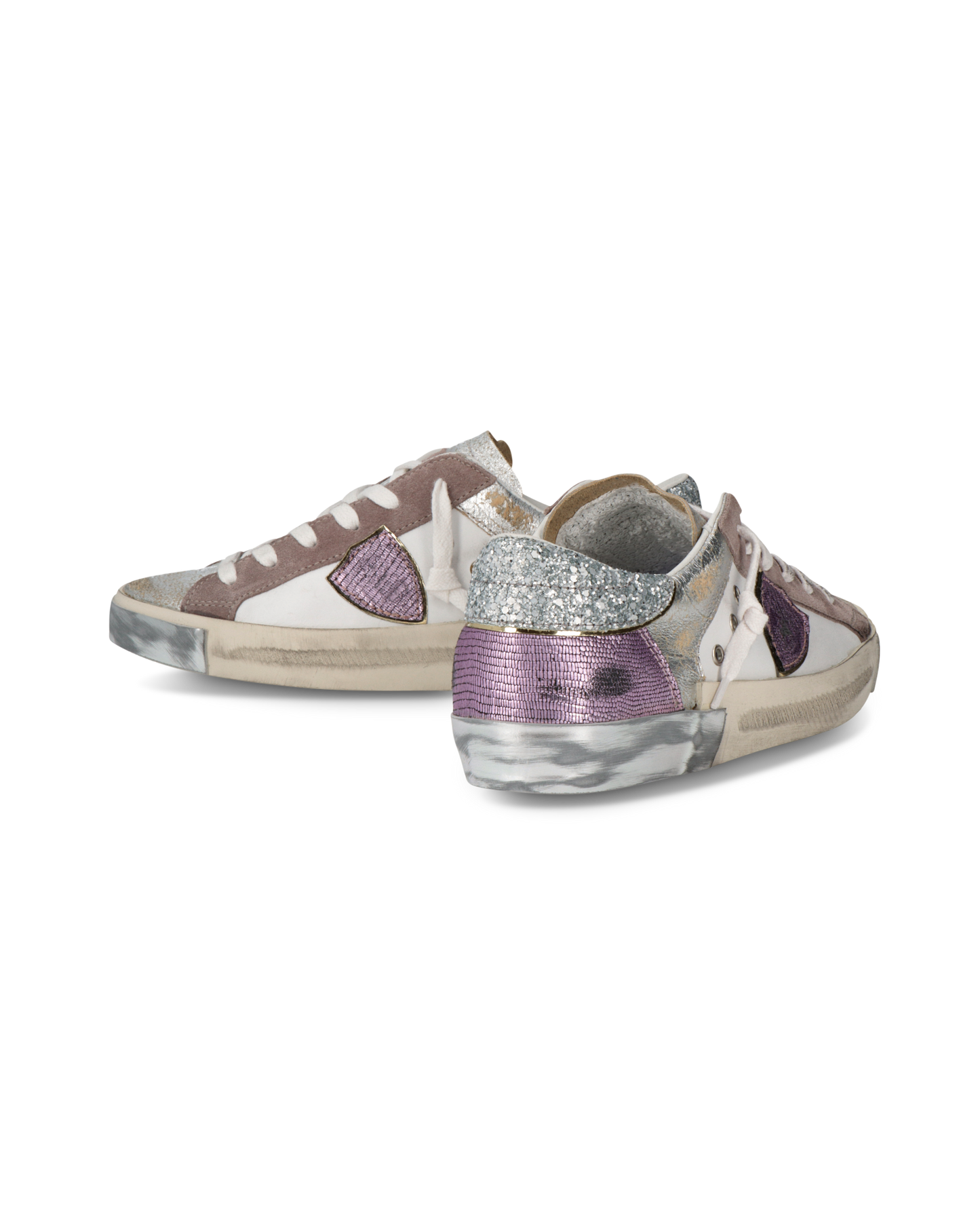 Sneakers Prsx Tennis Women, White Beige Purple