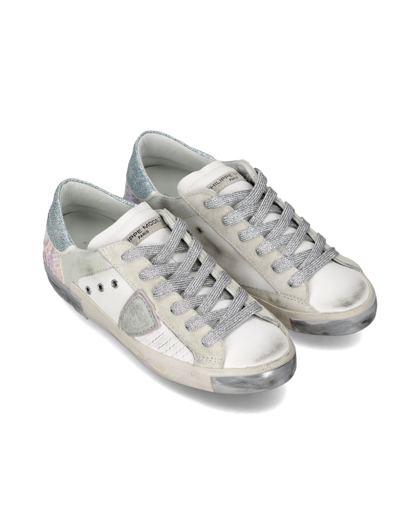 Sneakers Prsx Donna, Bianco Verde