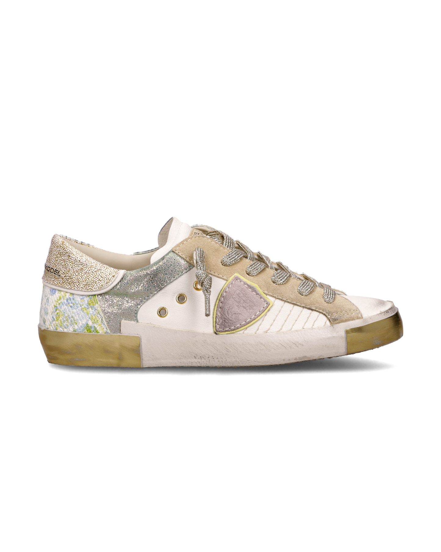 Sneakers Prsx Donna, Bianco Rosa