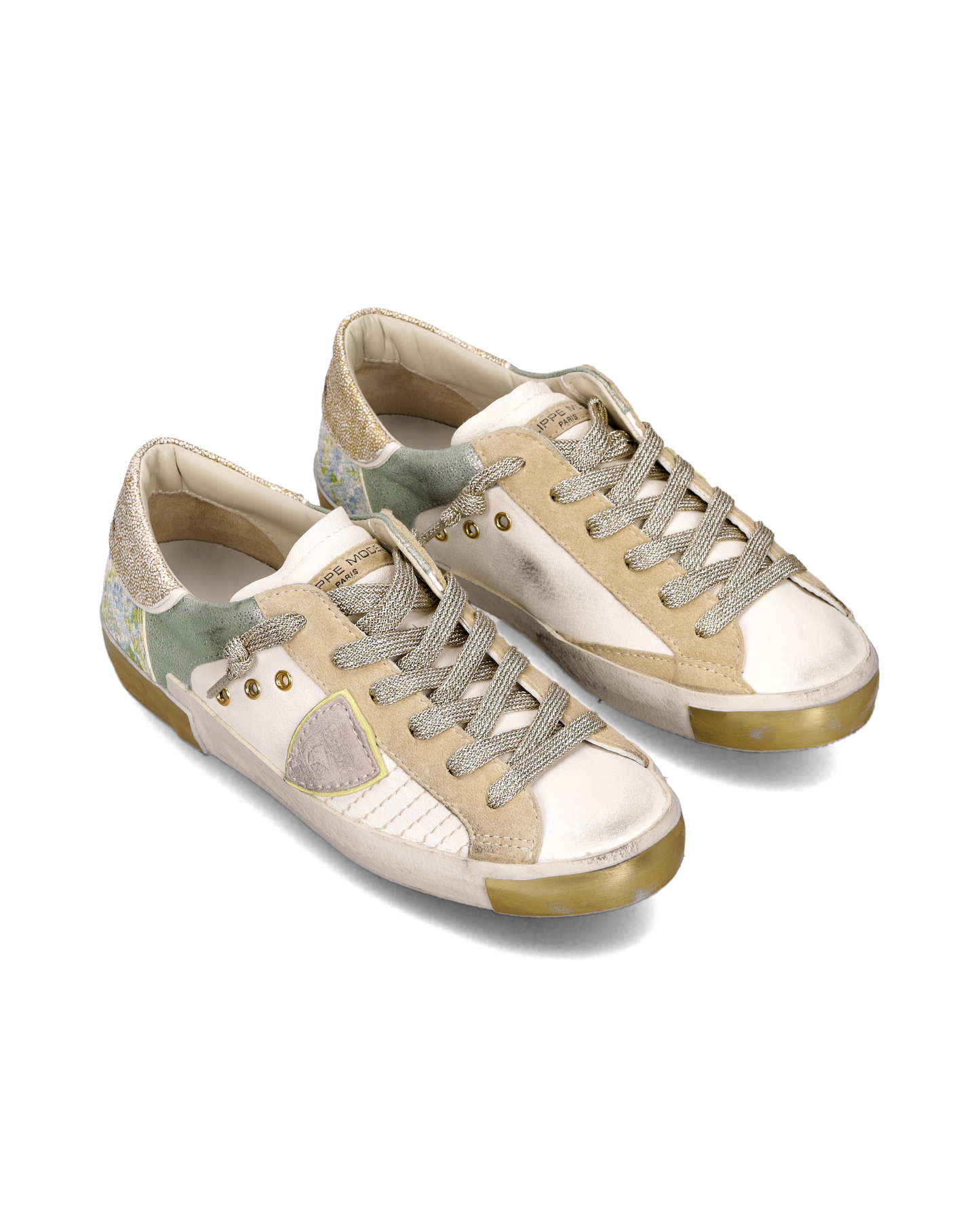 Sneakers Prsx Donna, Bianco Rosa