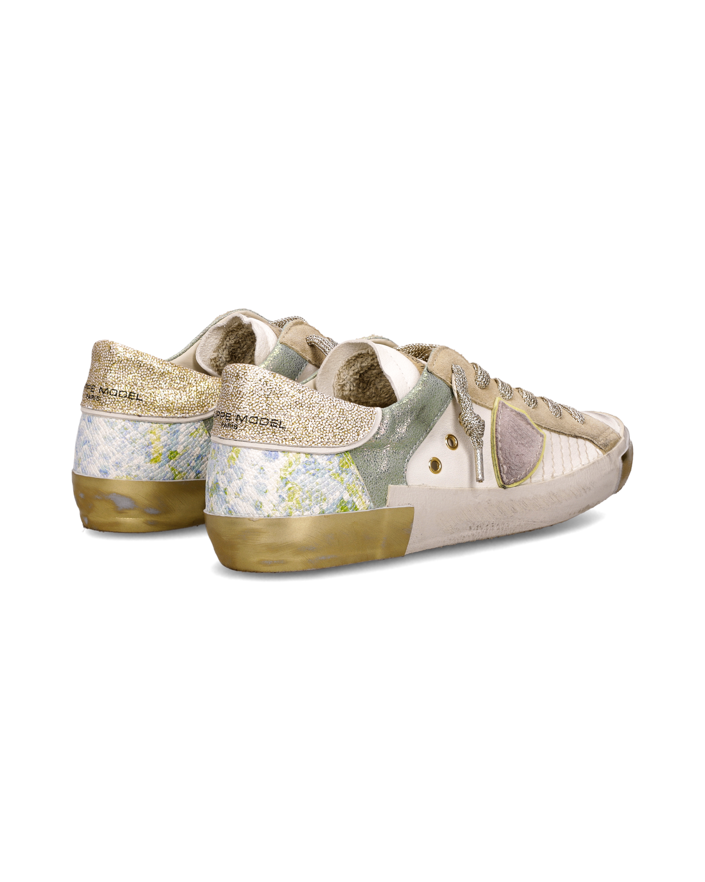 Sneakers Prsx Donna, Bianco Rosa