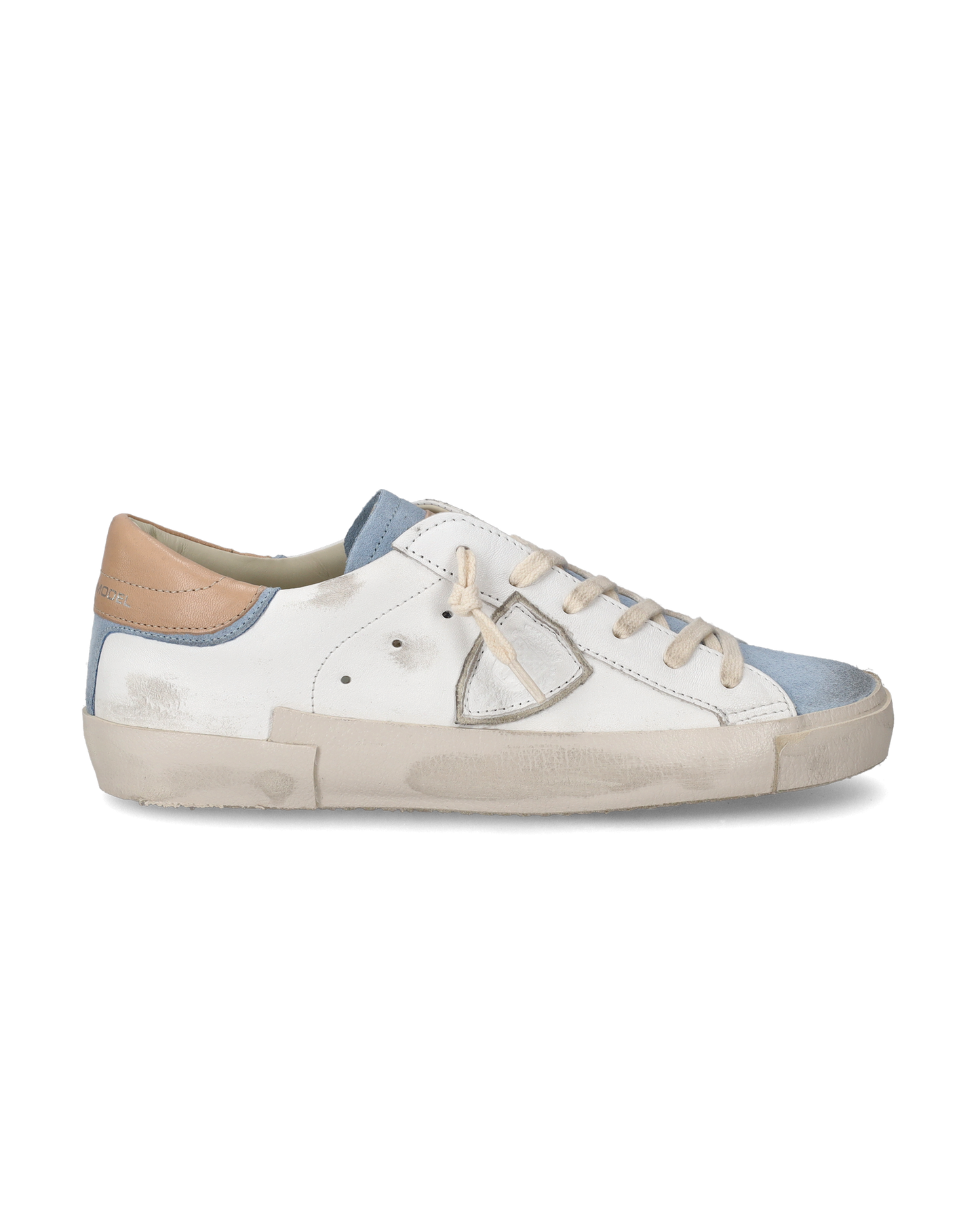 Sneaker basse Paris donna - bianco e azzurro