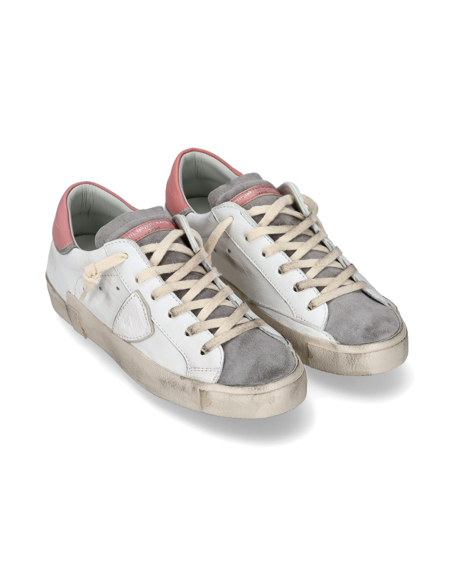 Sneaker casual Prsx da donna in pelle - Antracite e bianco