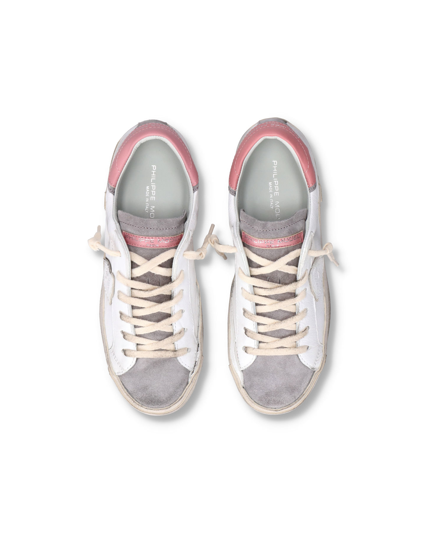 Sneaker casual Prsx da donna in pelle - Antracite e bianco