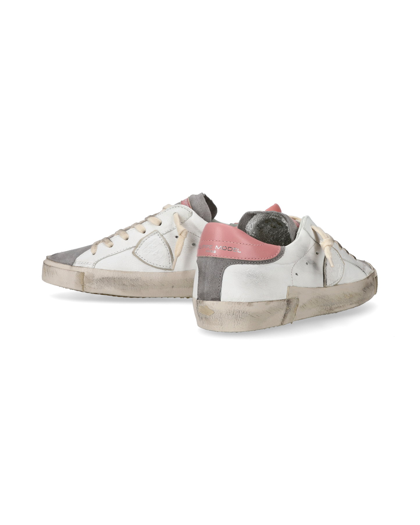 Sneaker casual Prsx da donna in pelle - Antracite e bianco