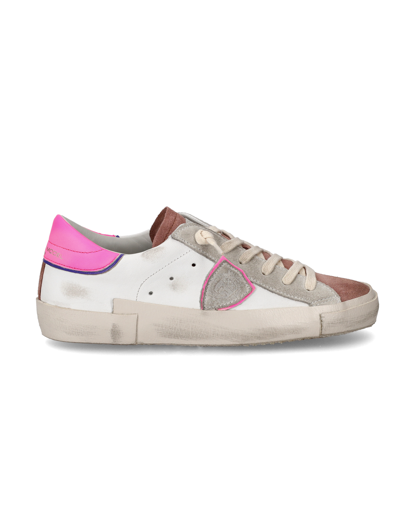 Sneaker basse Prsx donna - bianco e porpora