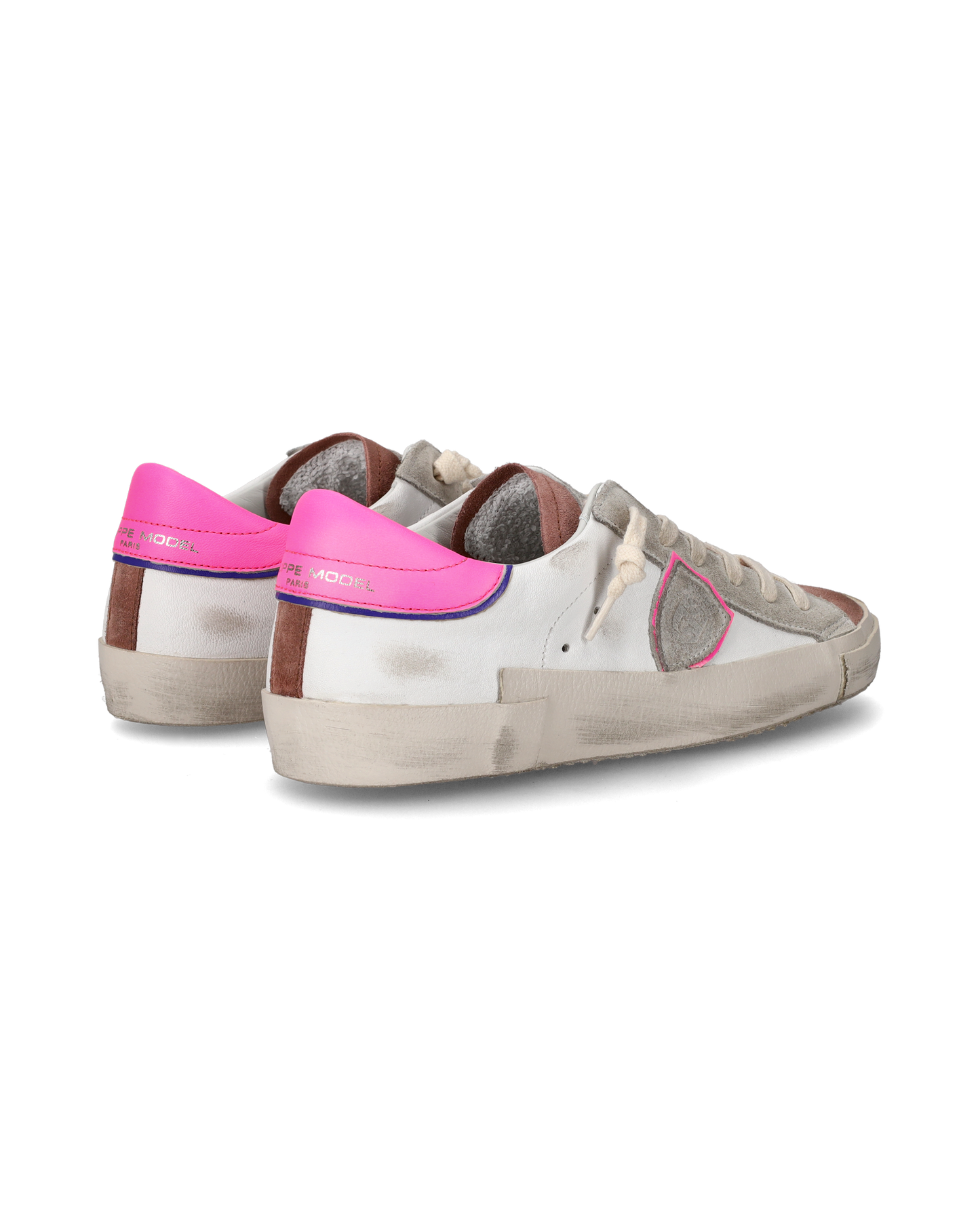 Sneaker basse Prsx donna - bianco e porpora