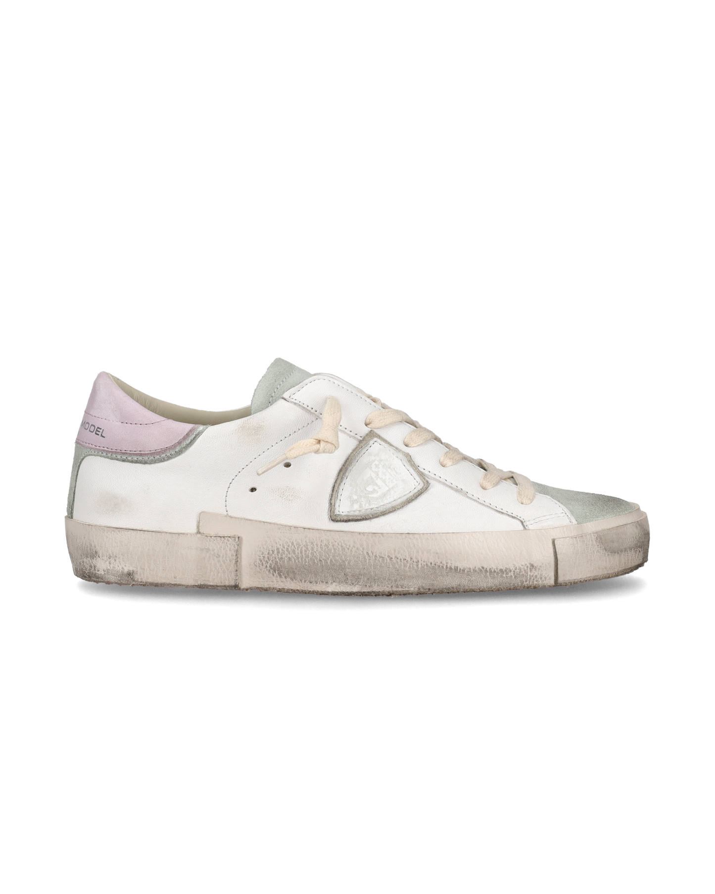 Sneaker bassa PRSX donna - bianco, verde acqua e rosa