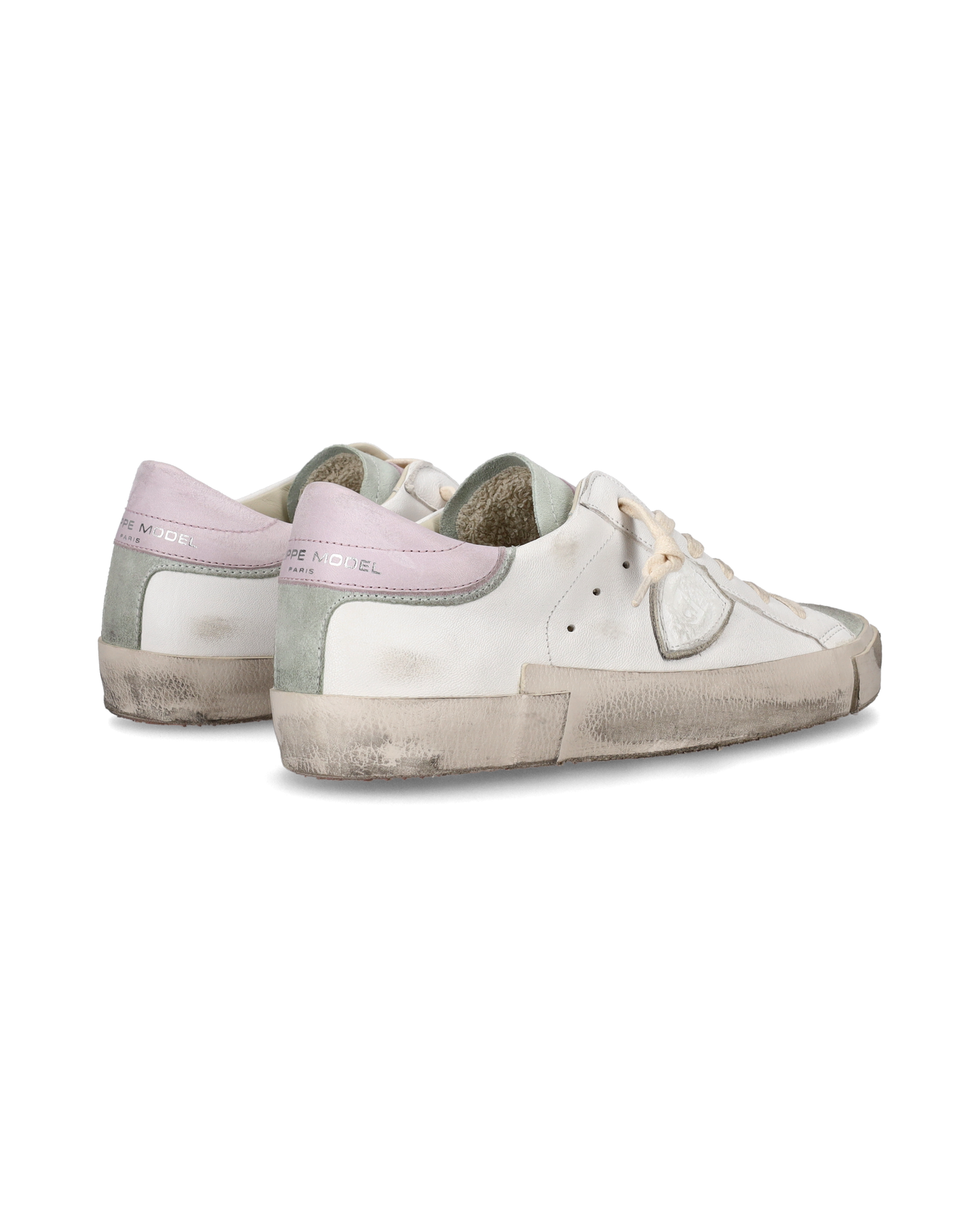 Sneaker bassa PRSX donna - bianco, verde acqua e rosa