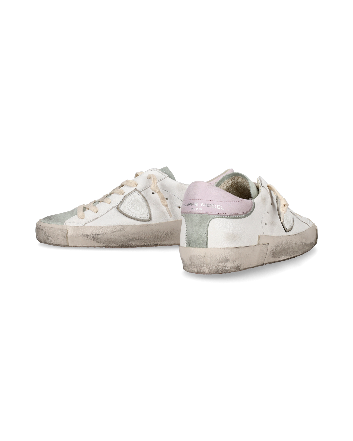 Sneaker bassa PRSX donna - bianco, verde acqua e rosa