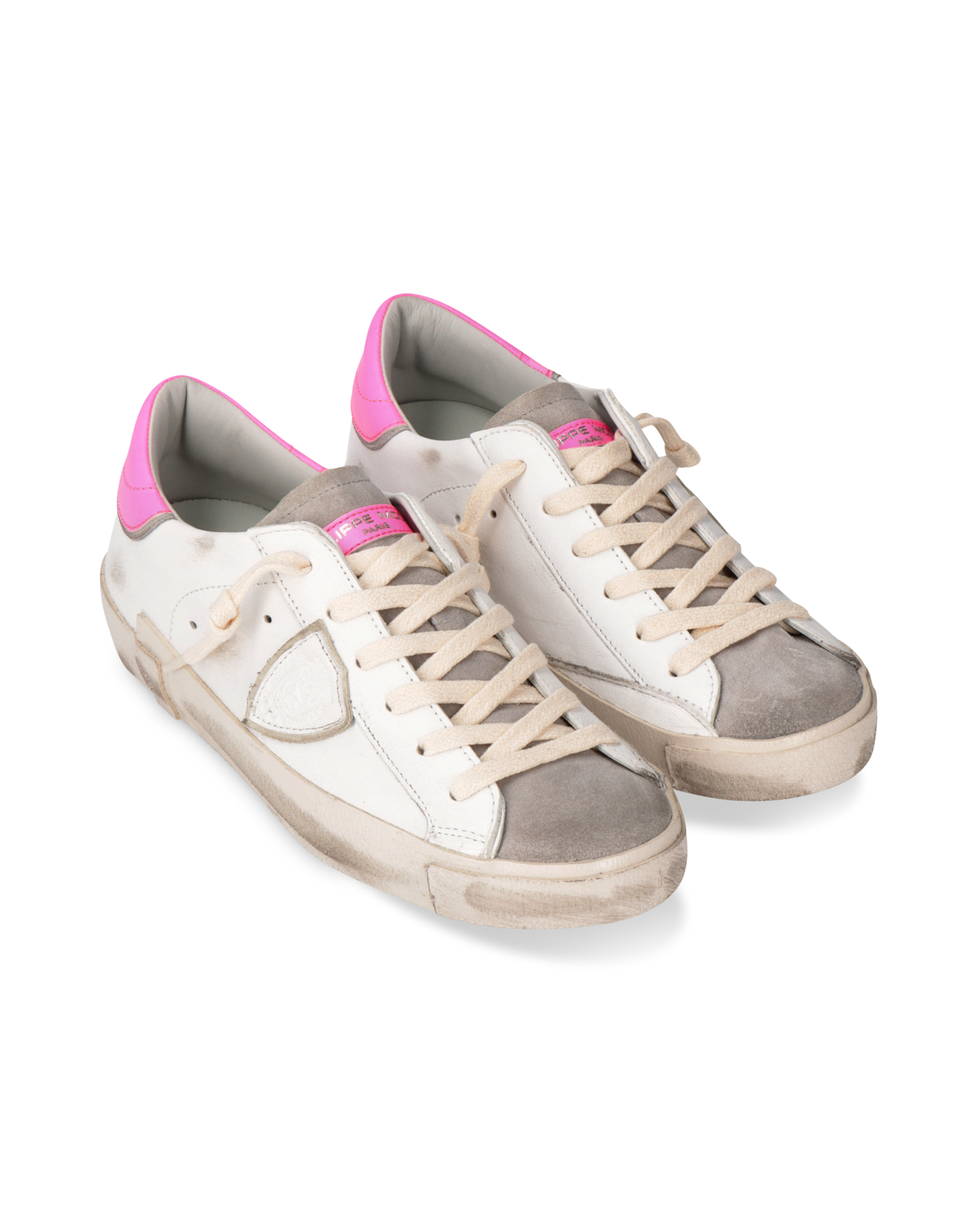 Prsx Sneaker für Damen, Weiß und Fuchsia 