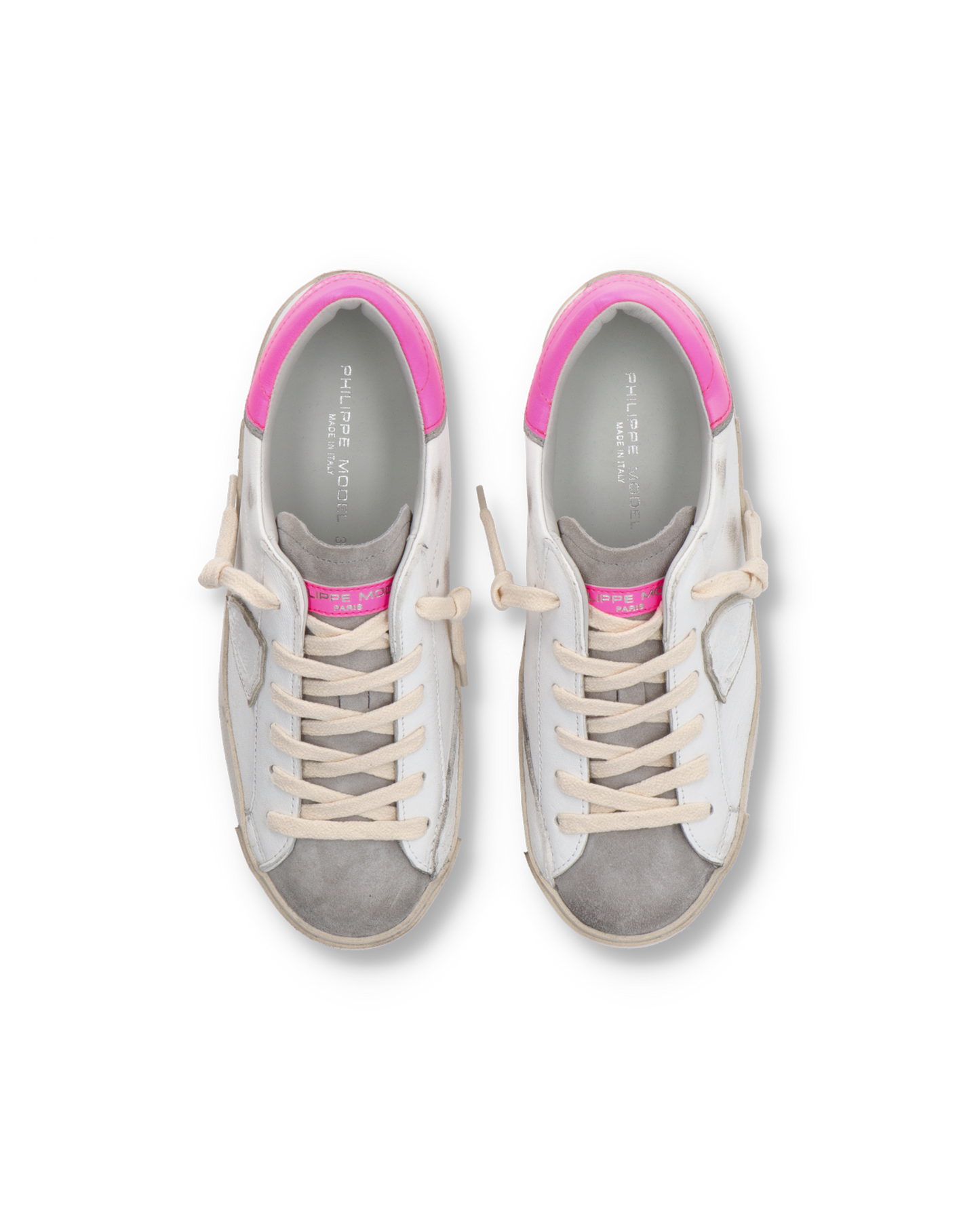 Prsx Sneaker für Damen, Weiß und Fuchsia 