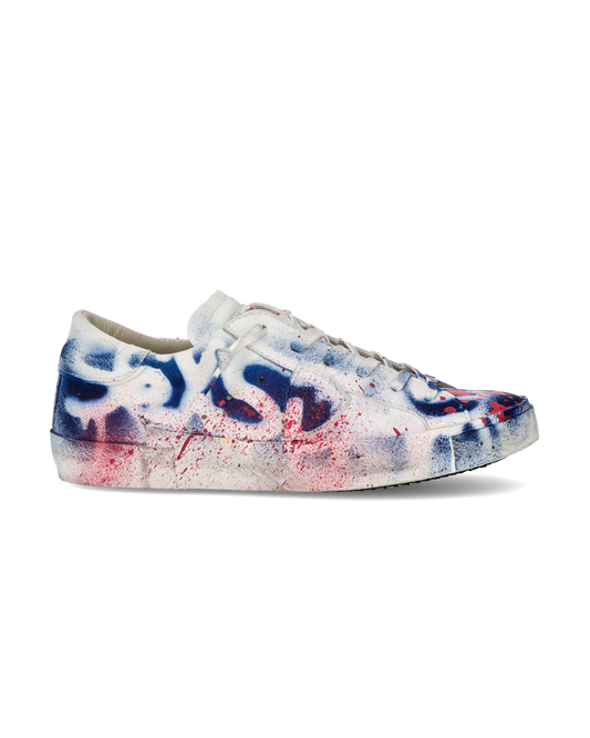 Sneaker bassa PRSX donna - bianco, blu e rosso