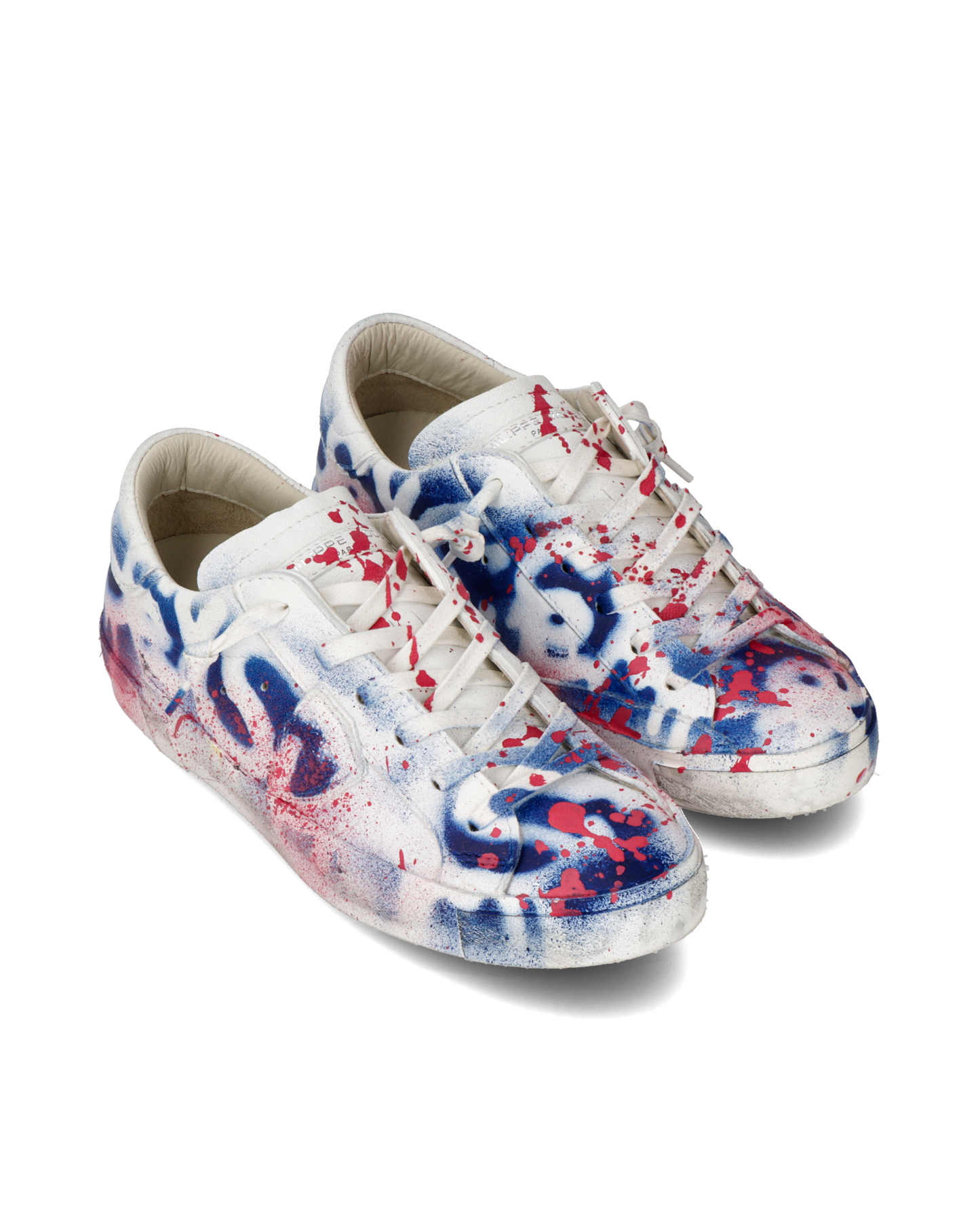 Sneaker bassa PRSX donna - bianco, blu e rosso