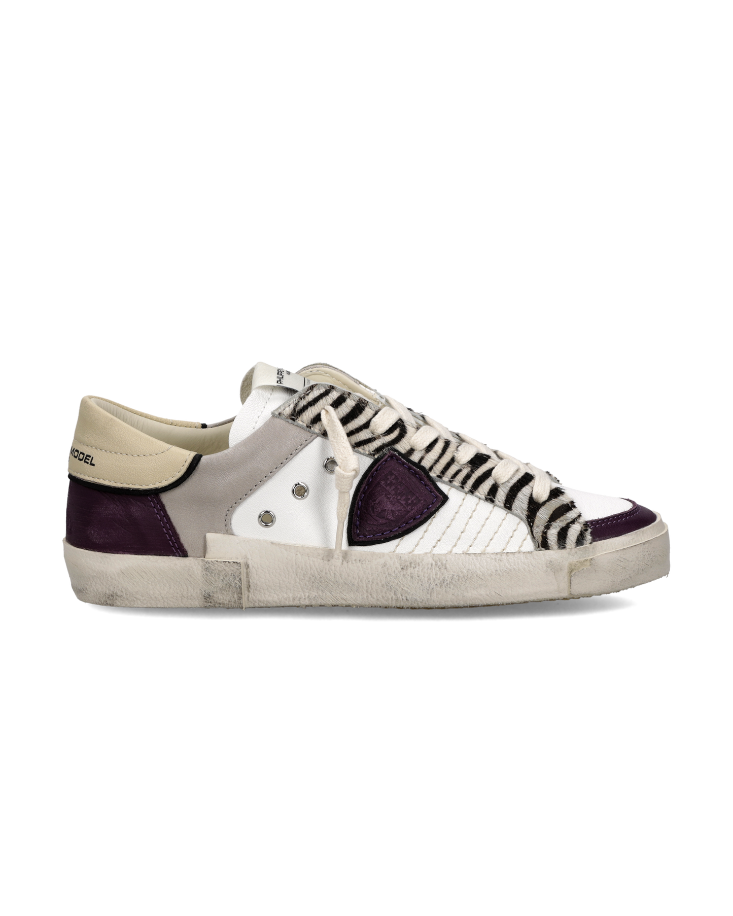 Sneakers Prsx Donna, Bianco Viola