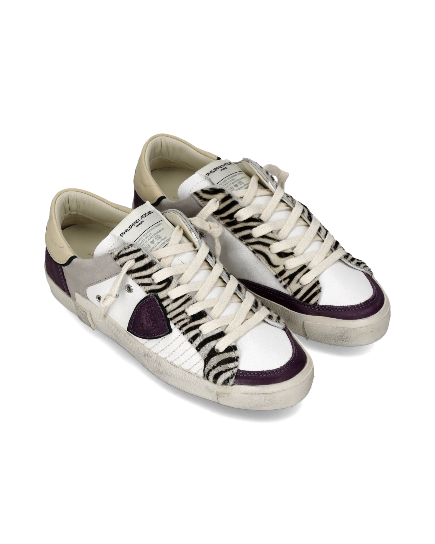 Sneakers Prsx Donna, Bianco Viola