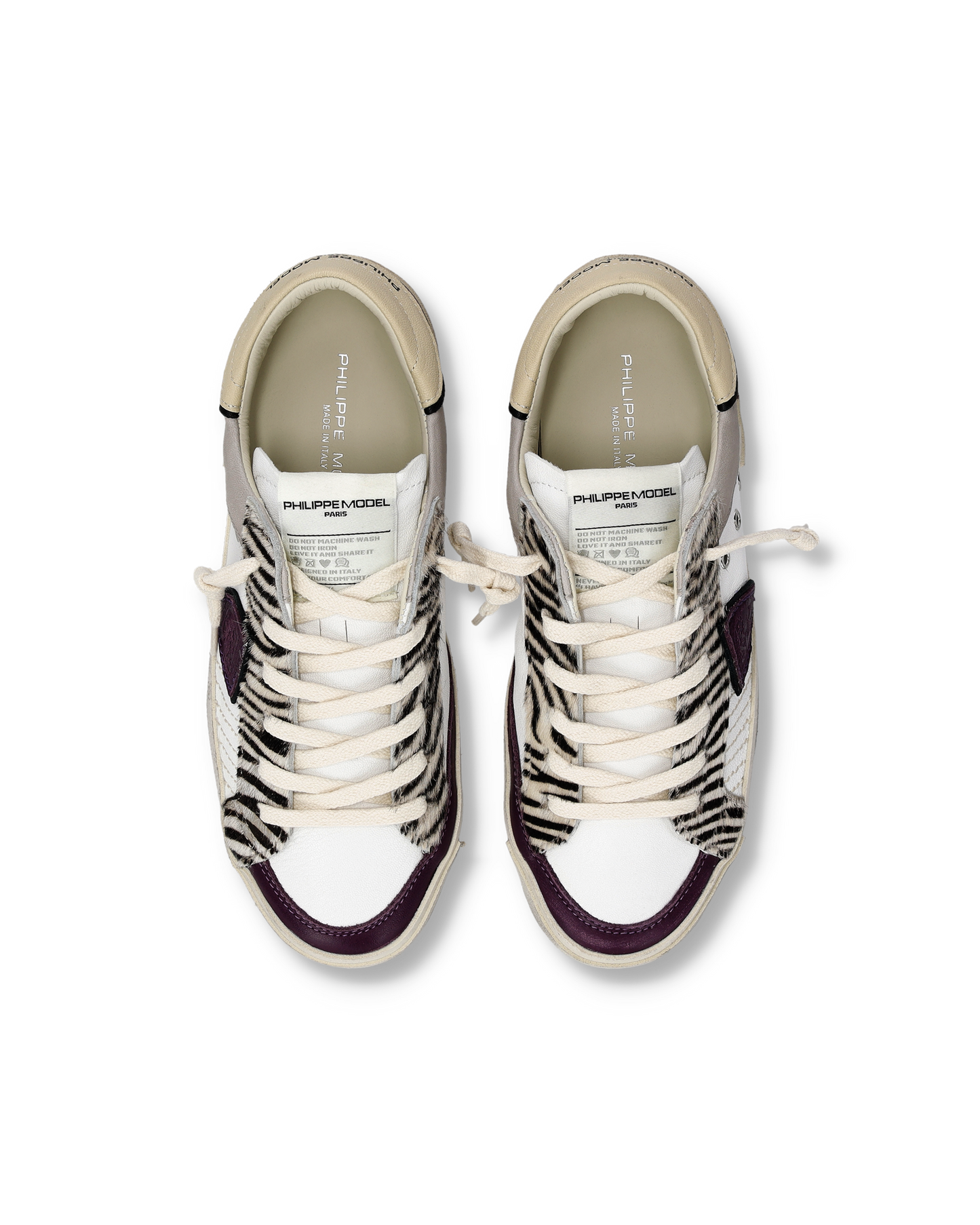 Sneakers Prsx Donna, Bianco Viola