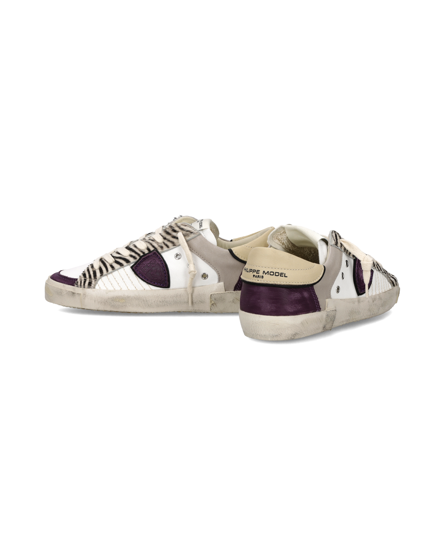 Sneakers Prsx Donna, Bianco Viola