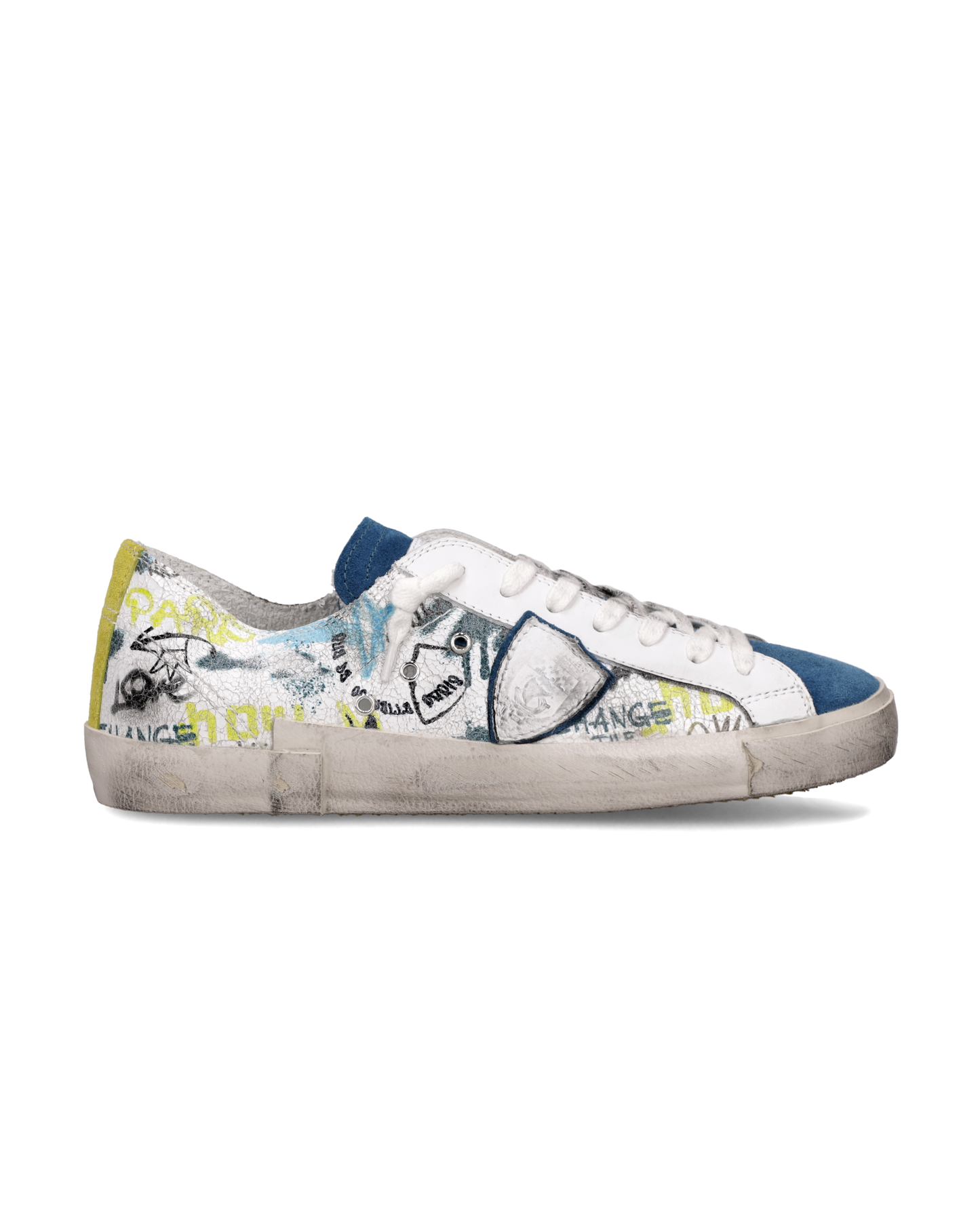 Sneakers Prsx Uomo, Bianco Multicolor