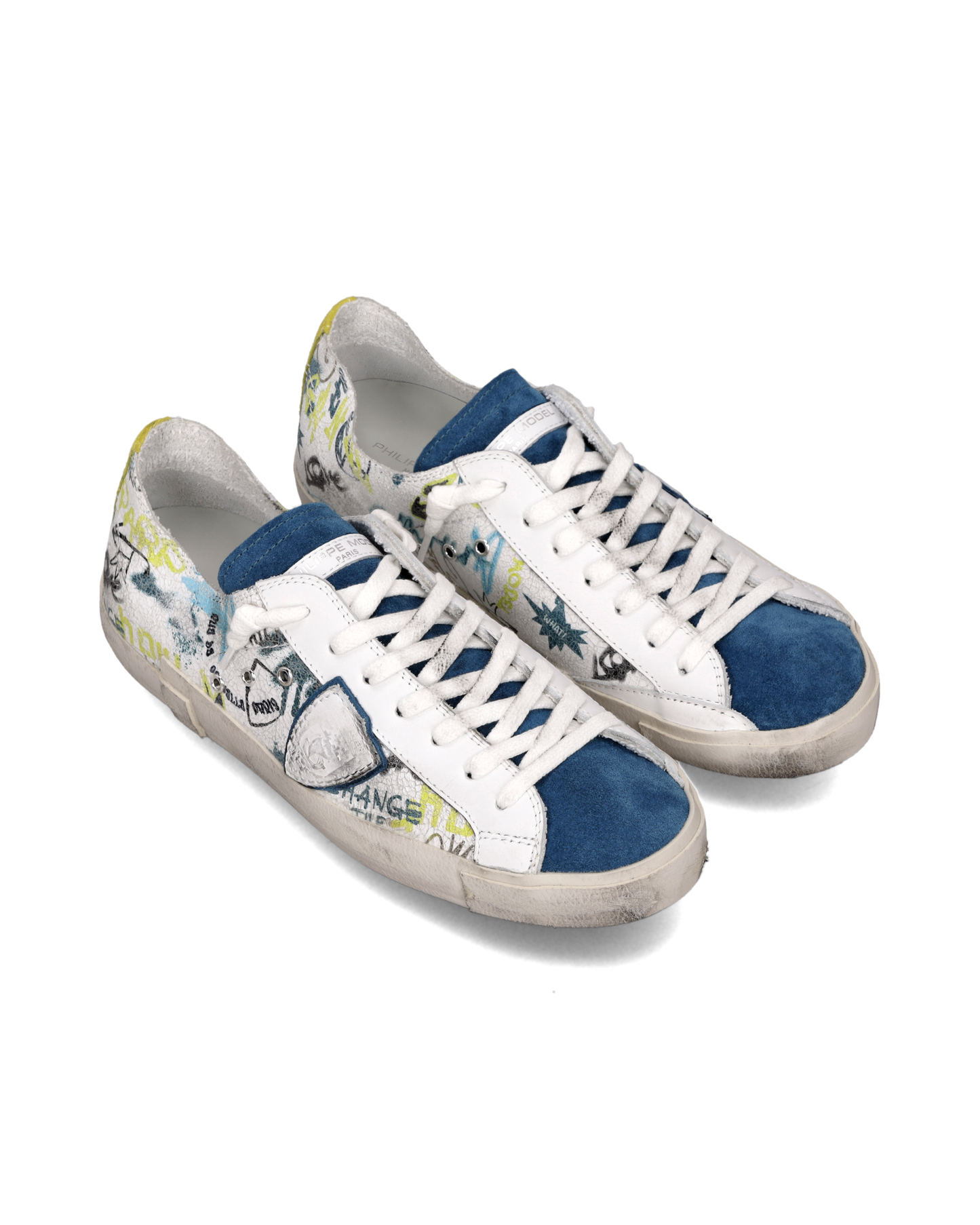 Sneakers Prsx Uomo, Bianco Multicolor