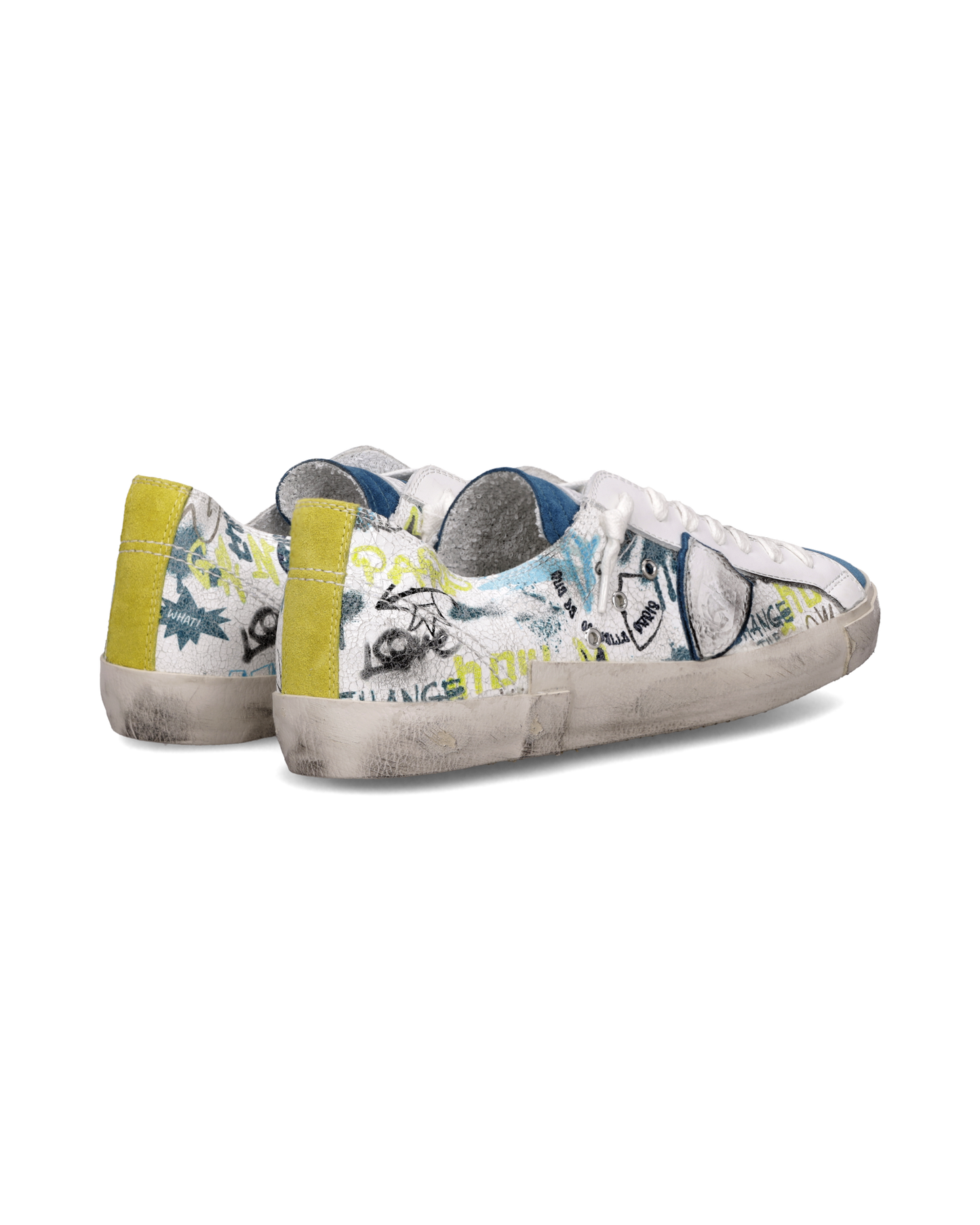 Sneakers Prsx Uomo, Bianco Multicolor