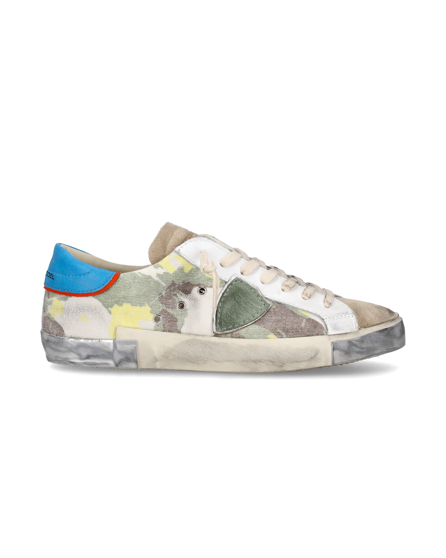 Sneaker basse Prsx uomo - verde e bluette