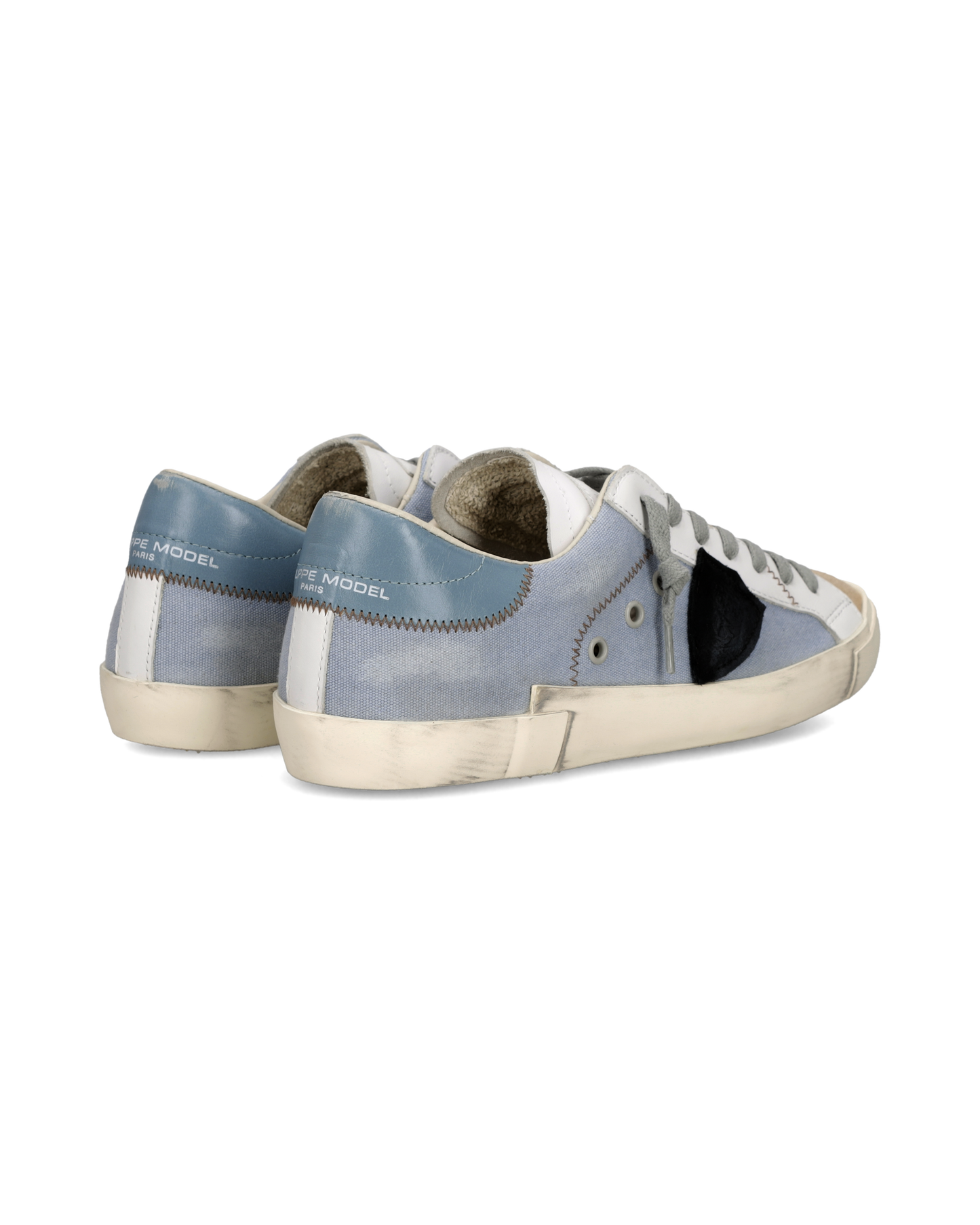 Baskets Prsx Homme, Sable et Bleu Ciel