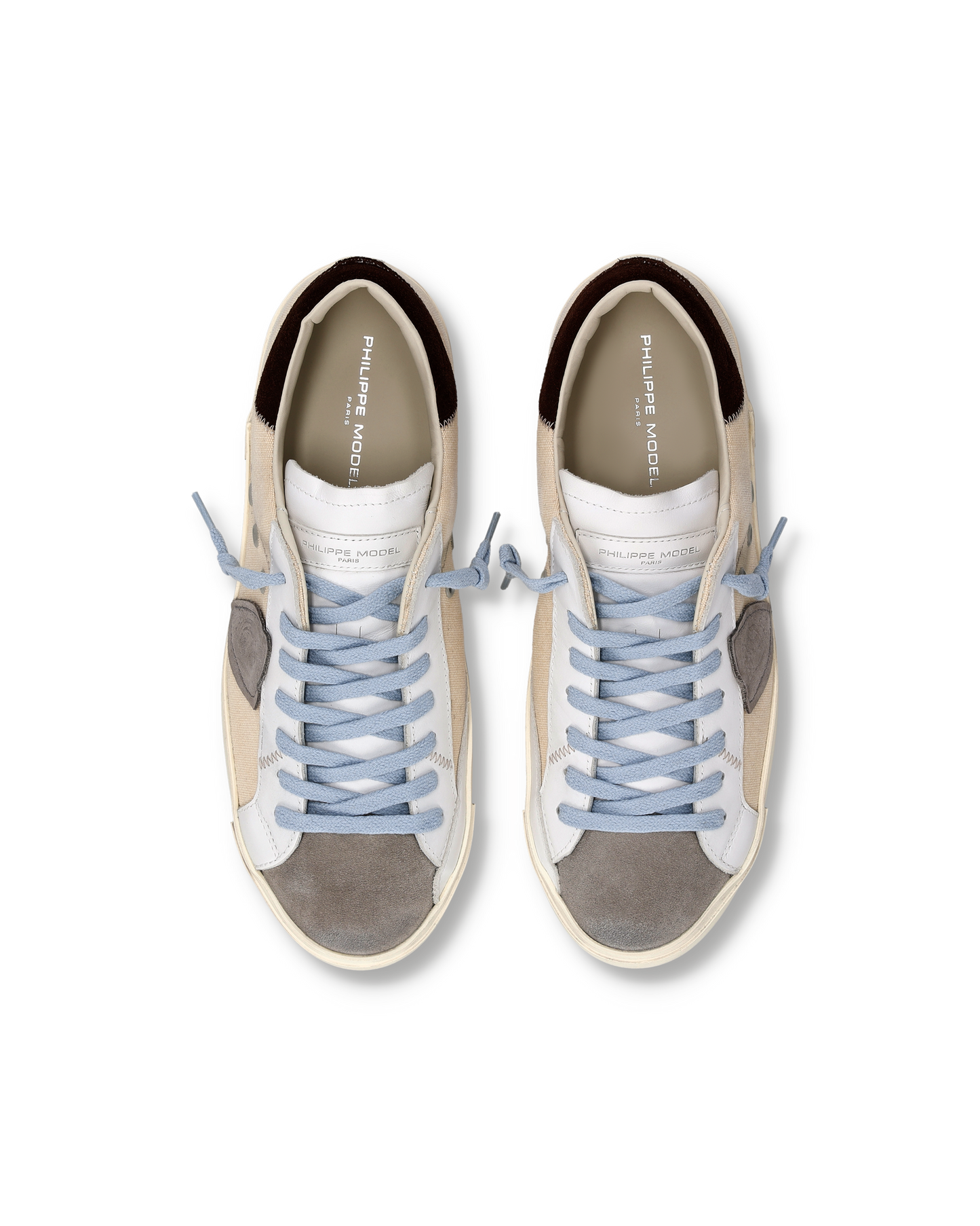 Sneakers Prsx Uomo, Sabbia Grigio Bianco
