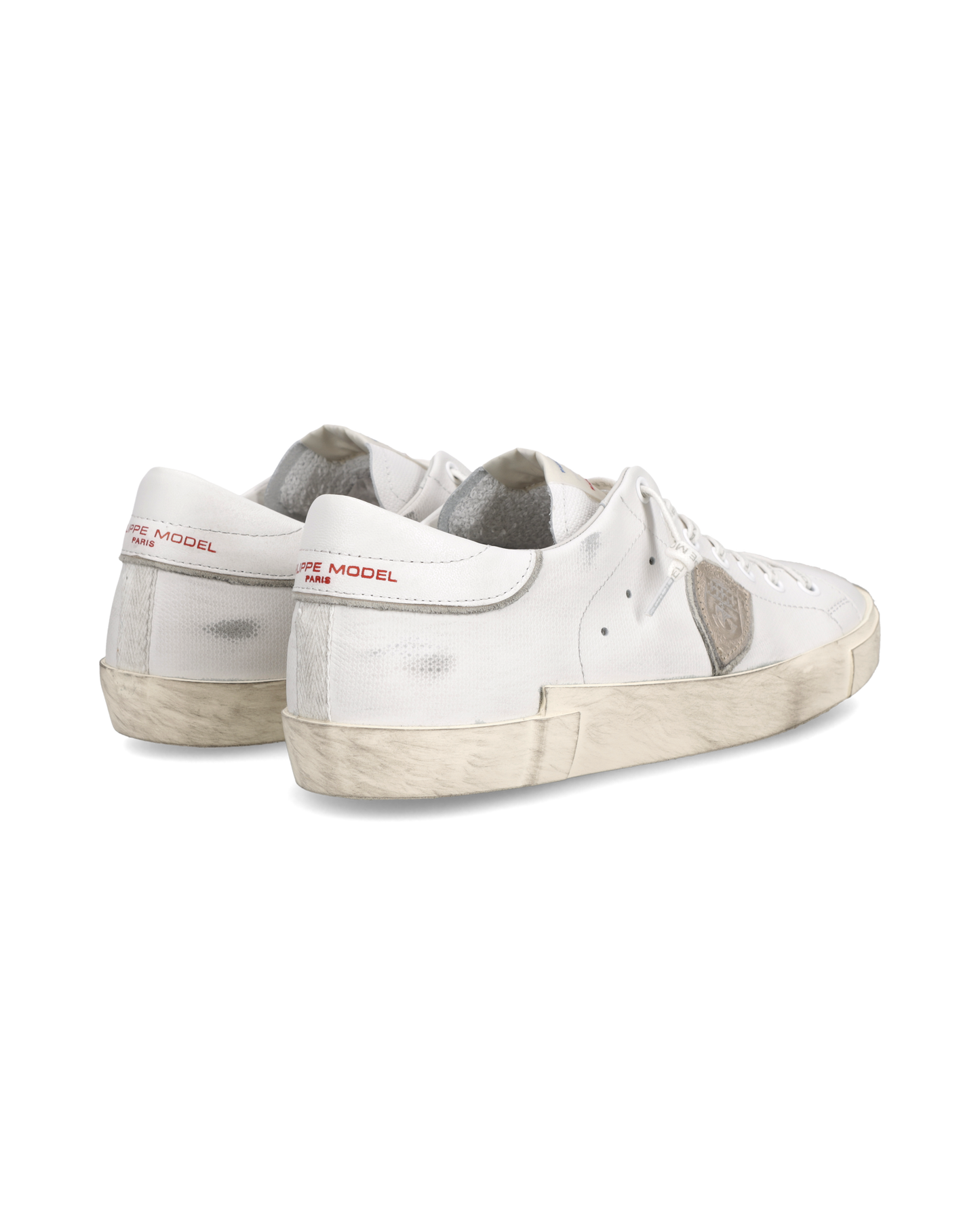 Sneakers Prsx Uomo con etichetta drapeau, Bianco