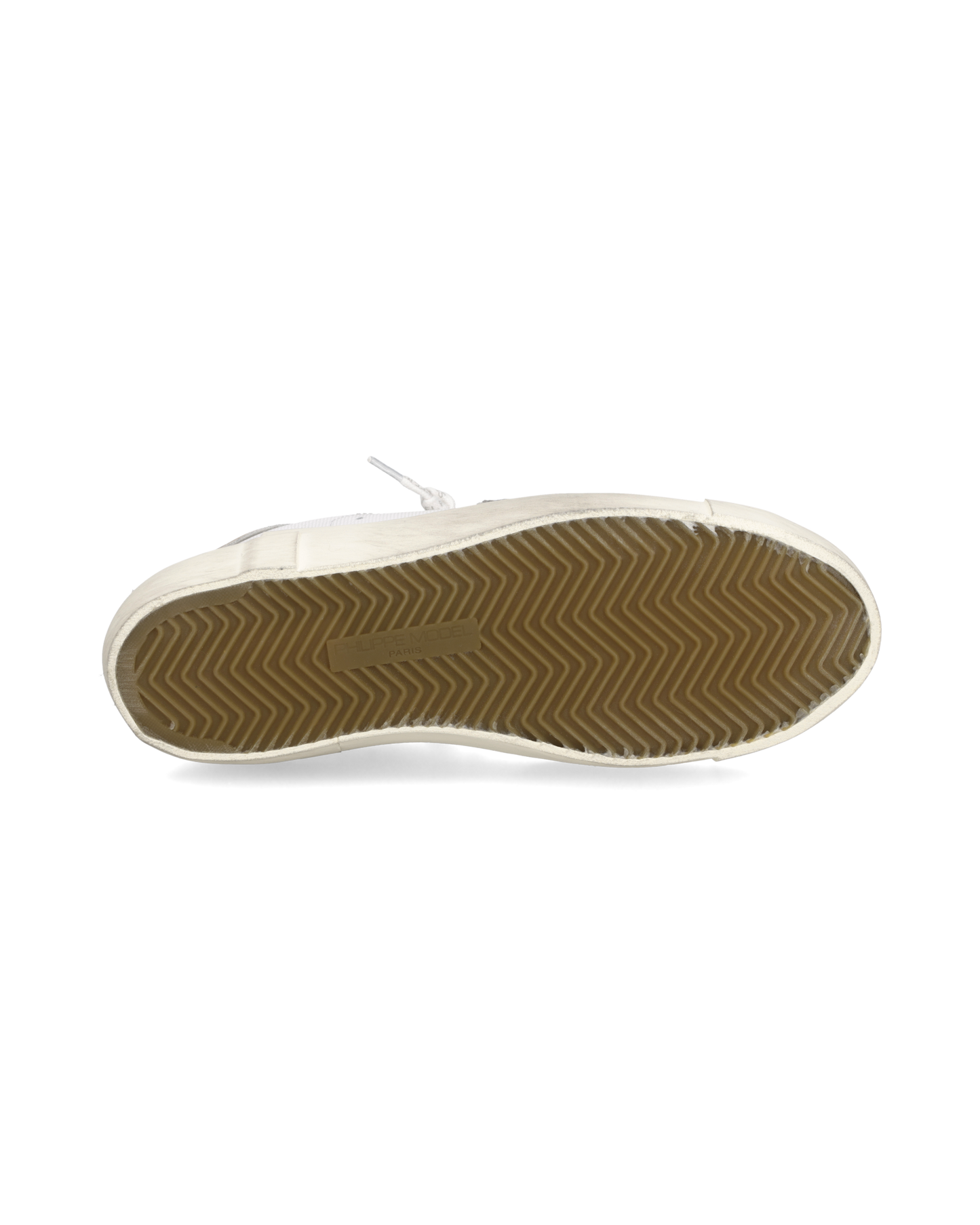 Sneakers Prsx Uomo con etichetta drapeau, Bianco Bluette
