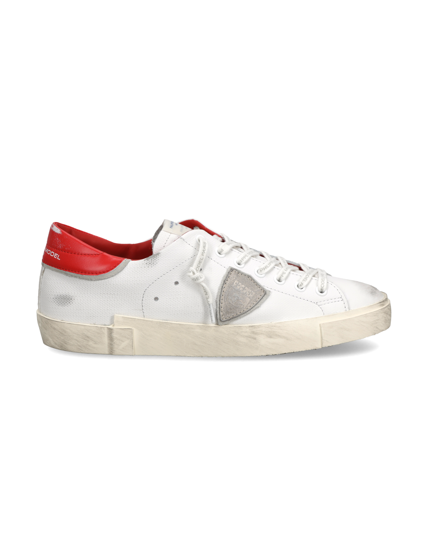 Sneakers Prsx Uomo, Bianco Rosso