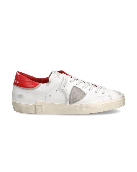 Sneakers Prsx Uomo, Bianco Rosso